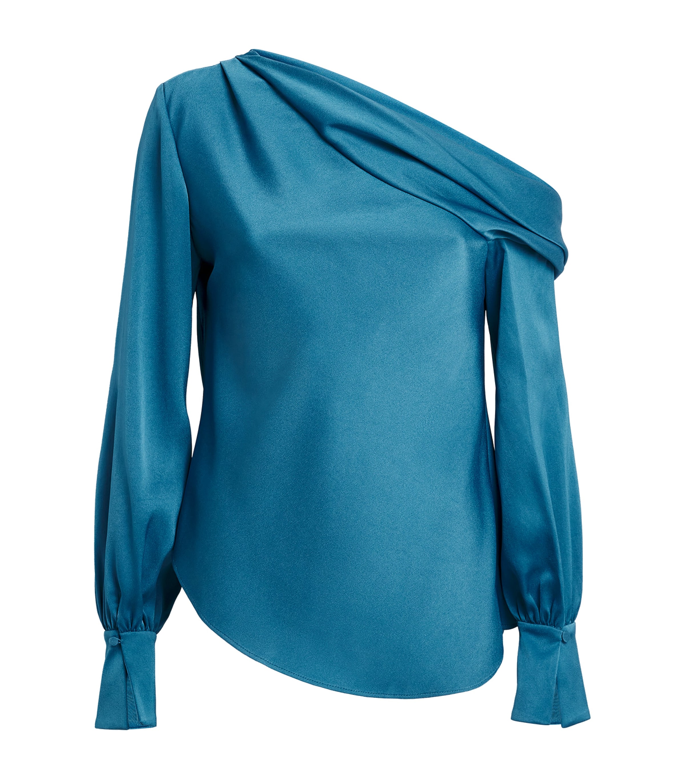 Satin Alice One-Shoulder Top