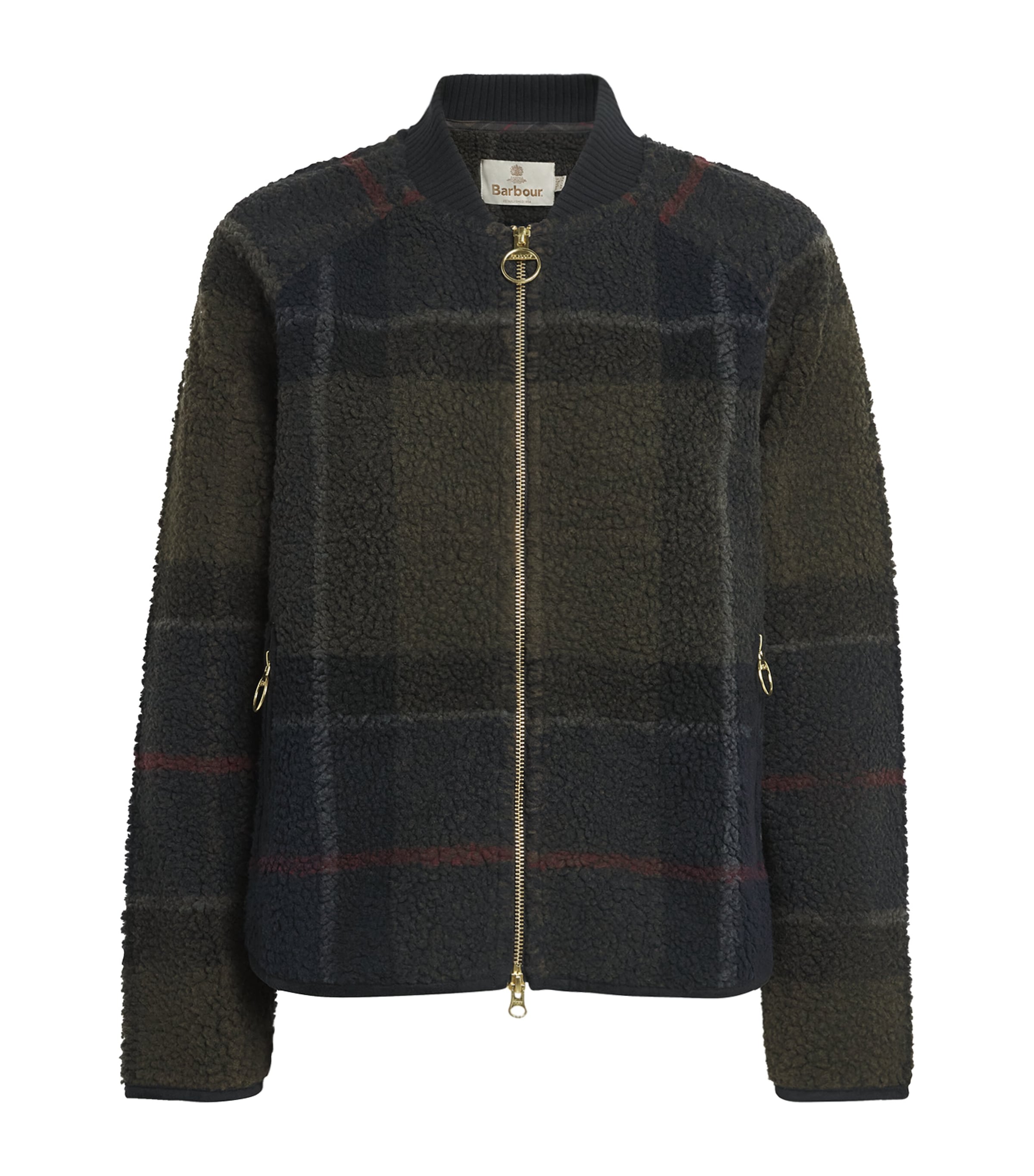 Barbour Womens Fleece Kirklees Jacket Shadow Clasc Tartan