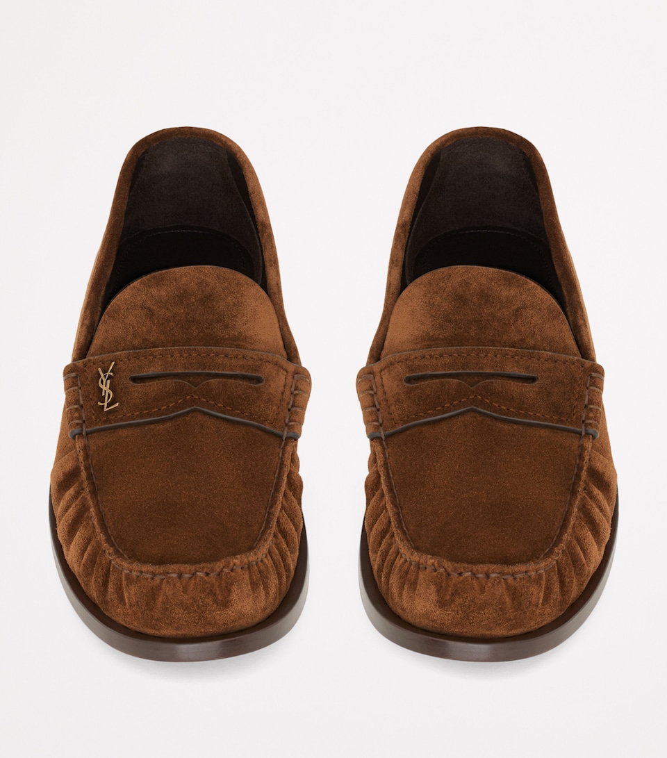 Suede Laurent Loafers