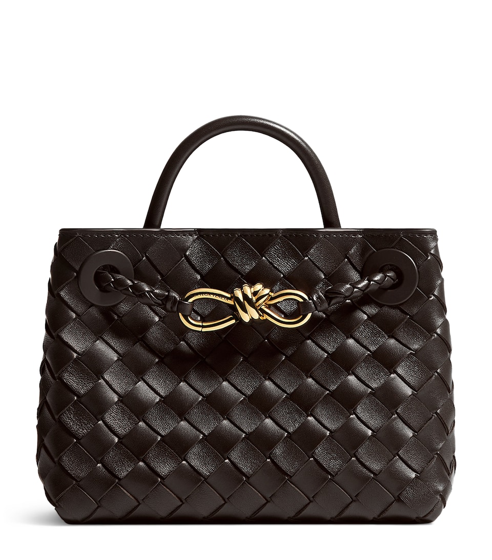 Bottega Veneta Mini Leather Andiamo Top-Handle Bag