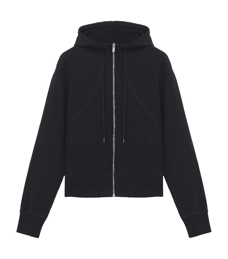 McQueen Mens Distressed Hoodie