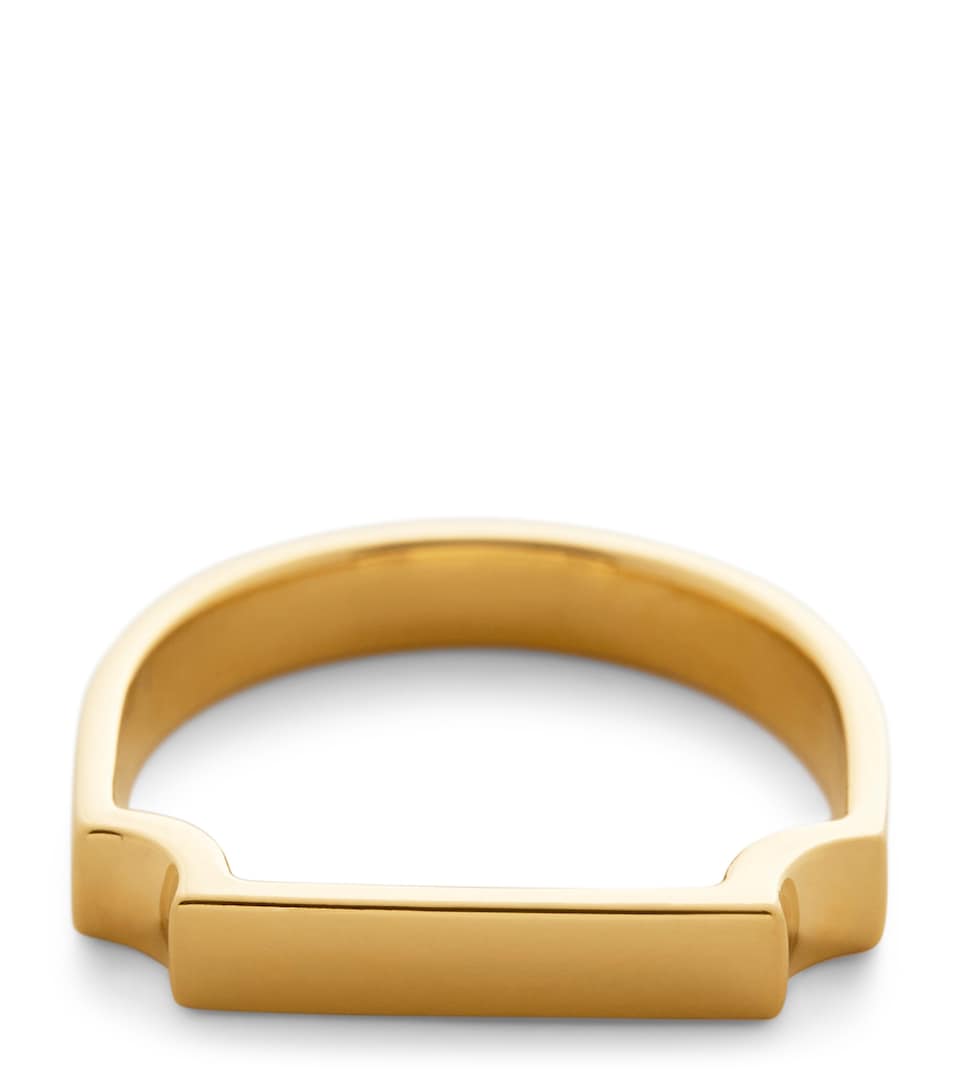 Gold Vermeil Signature Ring