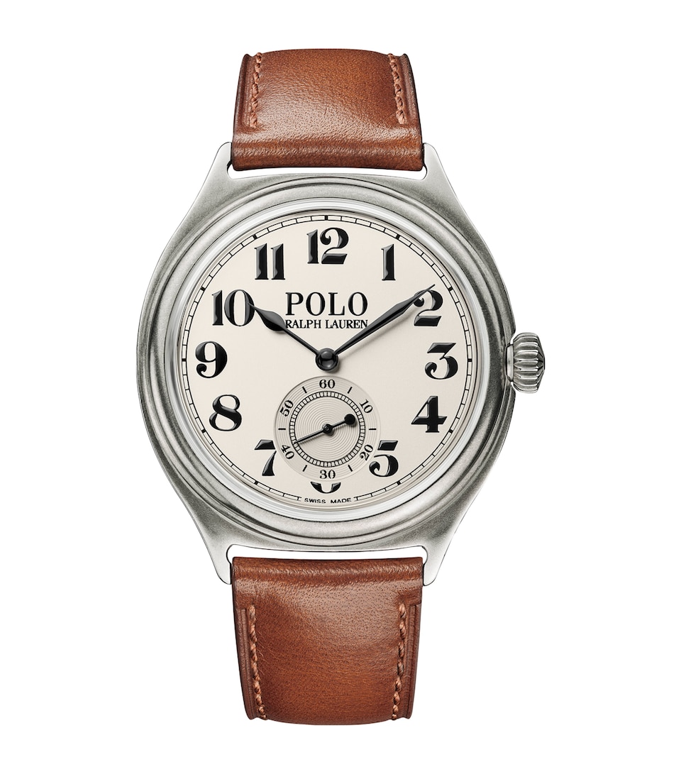 Polo Ralph Lauren Leather Polo Vintage 67 Watch 40mm