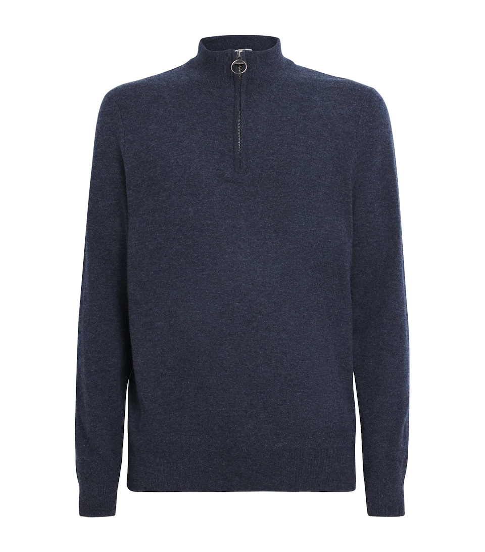 Wool-Cashmere Waterbury Quarter-Zip Sweater
