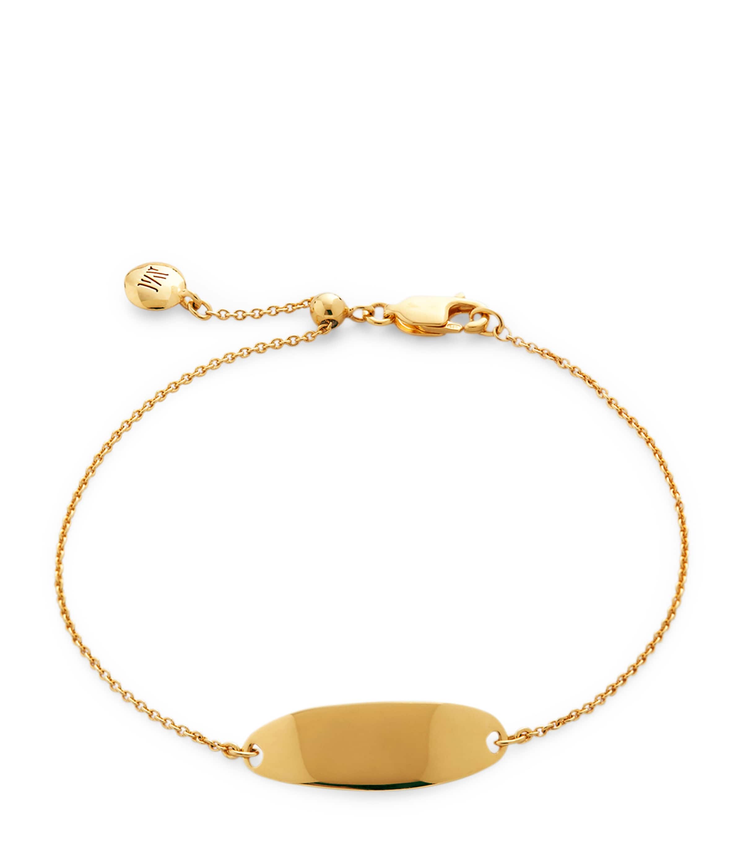 Monica Vinader Gold Vermeil Bar Chain Bracelet Gold Vermeil
