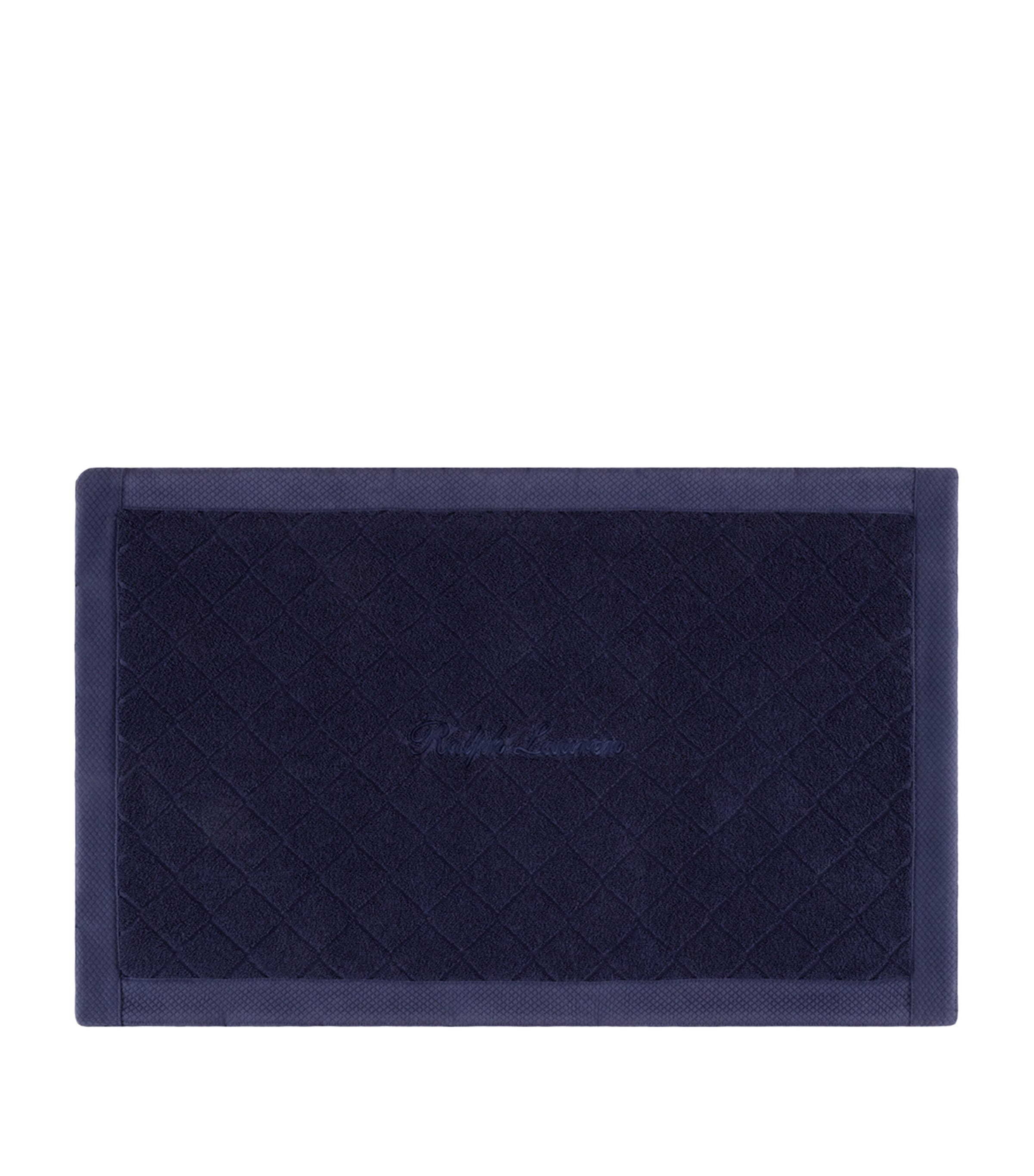 Ralph Lauren Home Dulaney Bath Mat (50cm x 80cm) Midnight