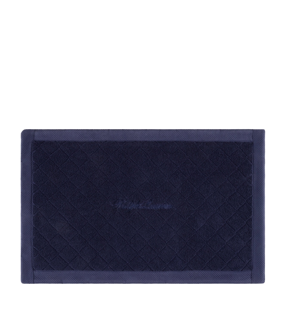 Ralph Lauren Home Dulaney Bath Mat (50cm x 80cm) Midnight