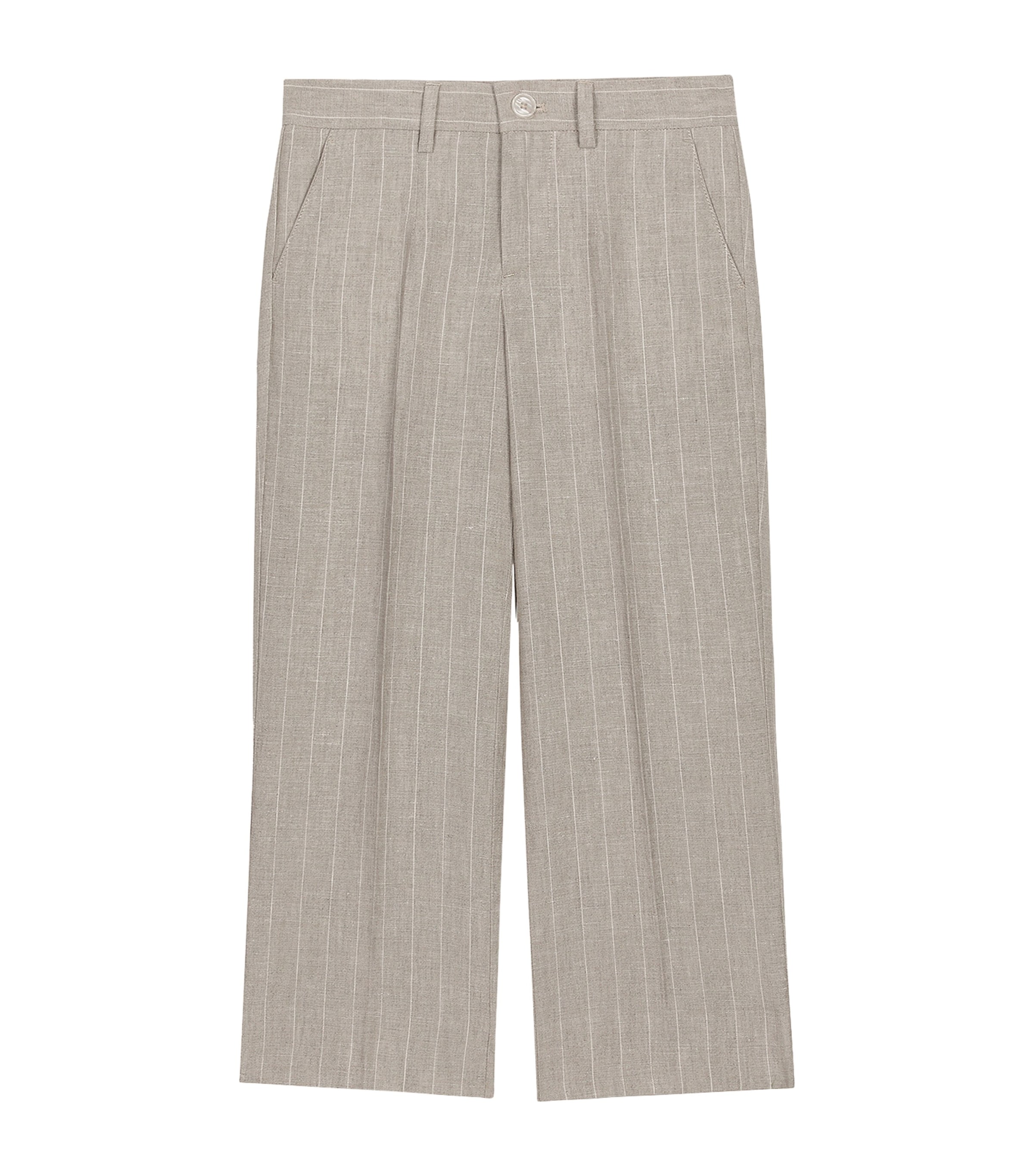 Linen Striped Trousers (8-12+ Years)