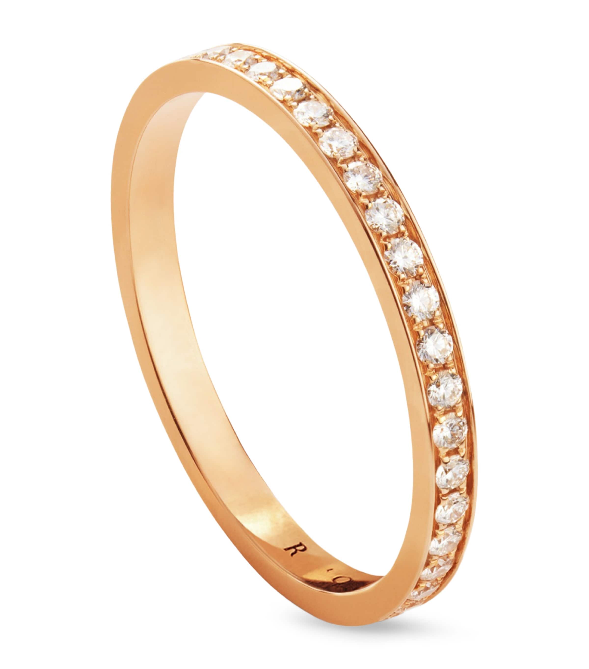 Repossi Rose Gold and Diamond Berbere Ring Pink Gold
