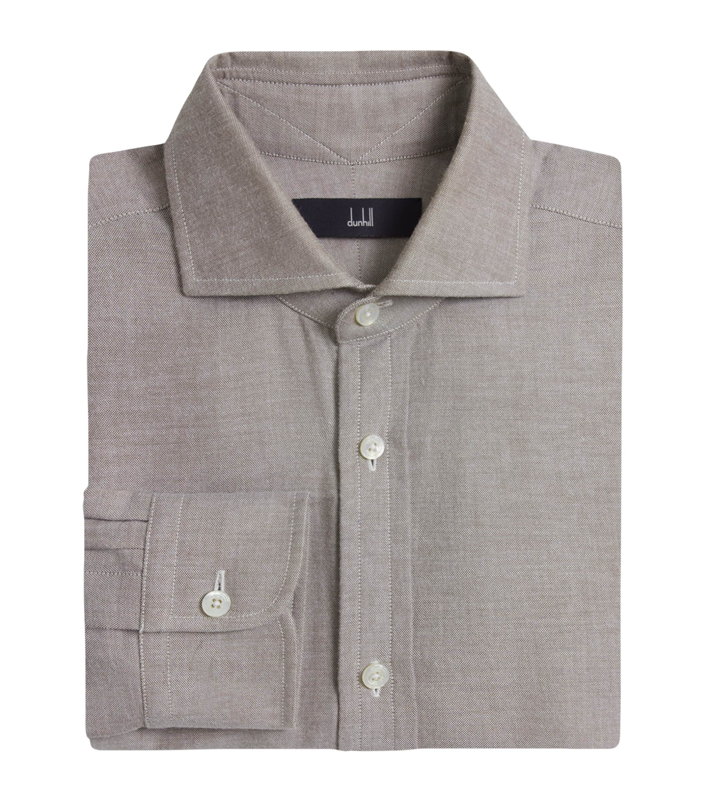 Cotton-Cashmere Oxford Shirt