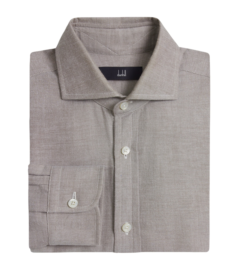 Cotton-Cashmere Oxford Shirt