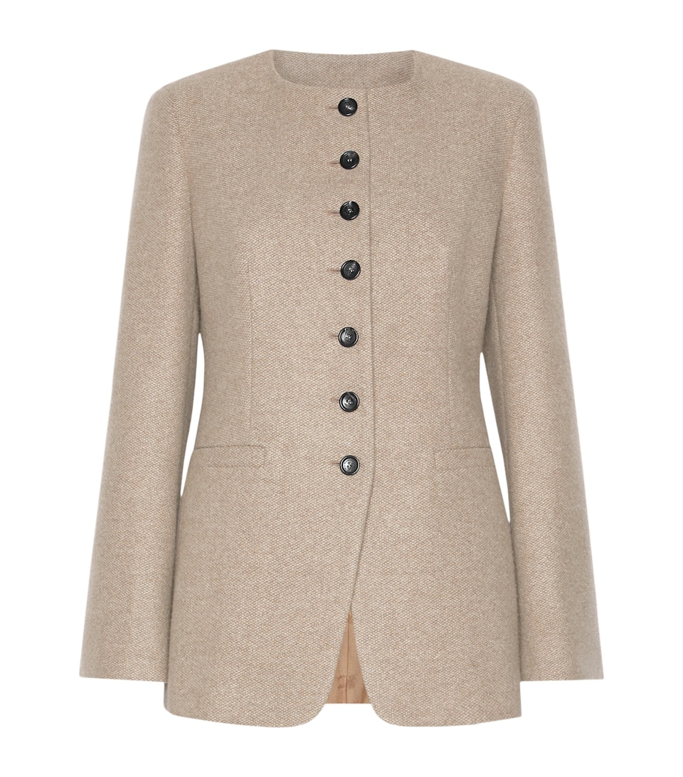 Max Mara Womens Cashmere Jacket Sand