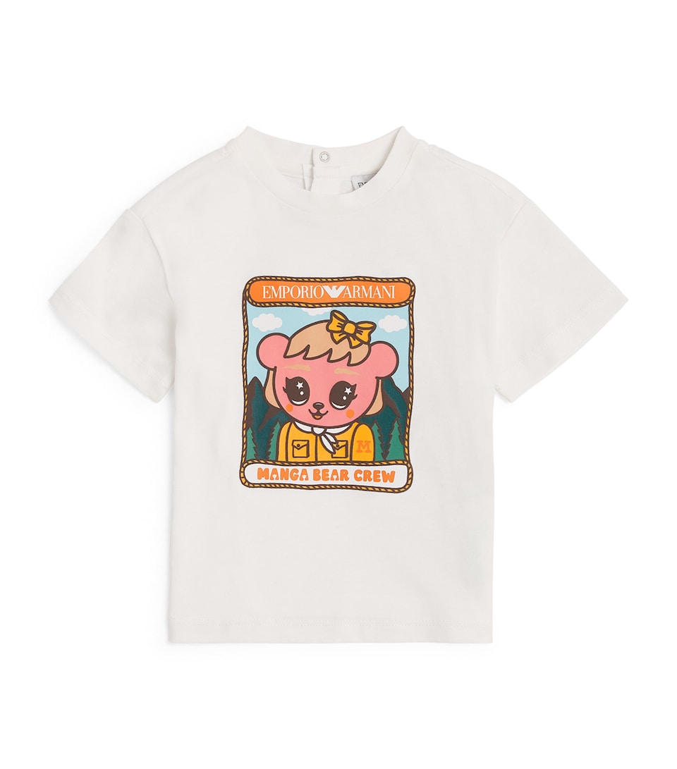 Cotton Manga Bear Crew T-Shirt (6-36 Months)