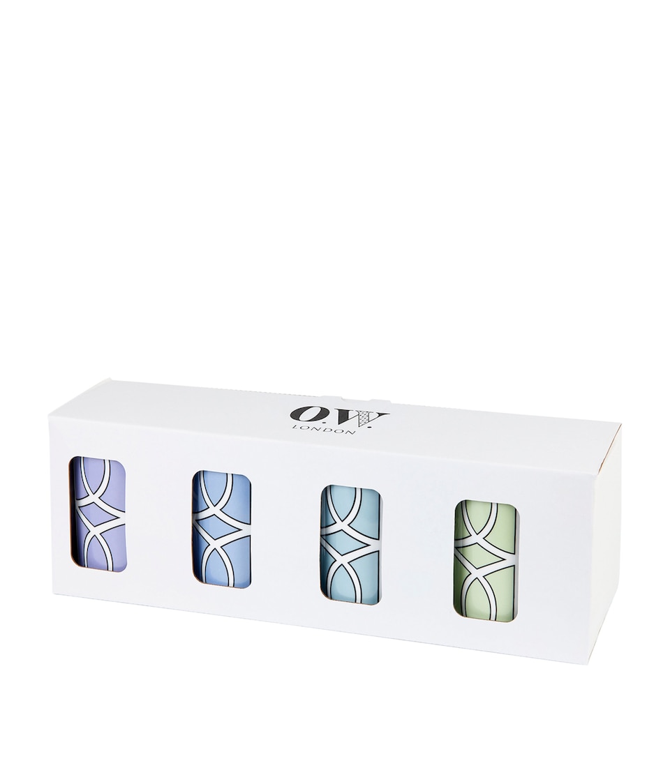 O.W.London Set of 4 Loop Mugs Ombre (darker)