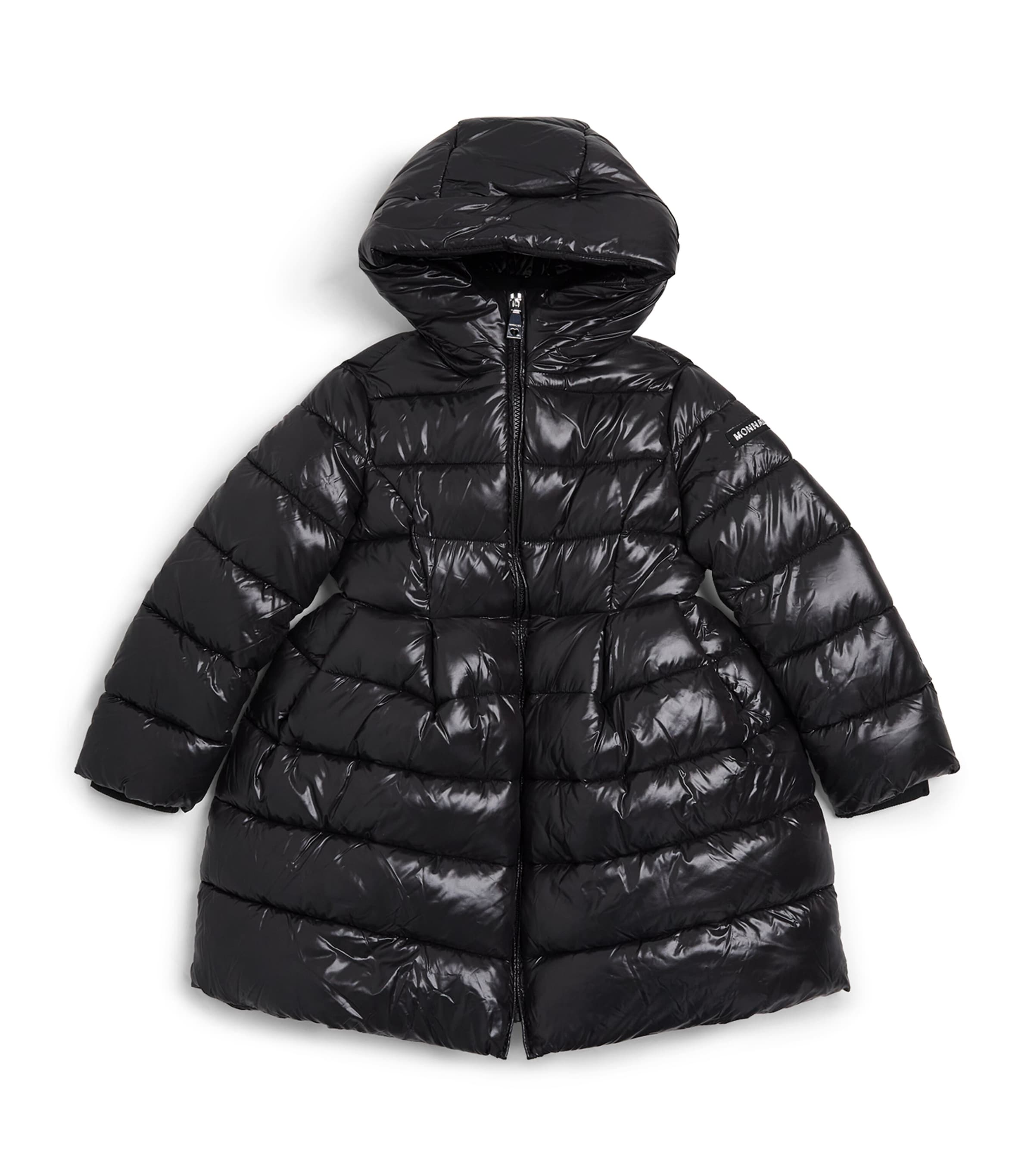 Monnalisa Quilted Puffer Jacket (4-12 Years) Nero