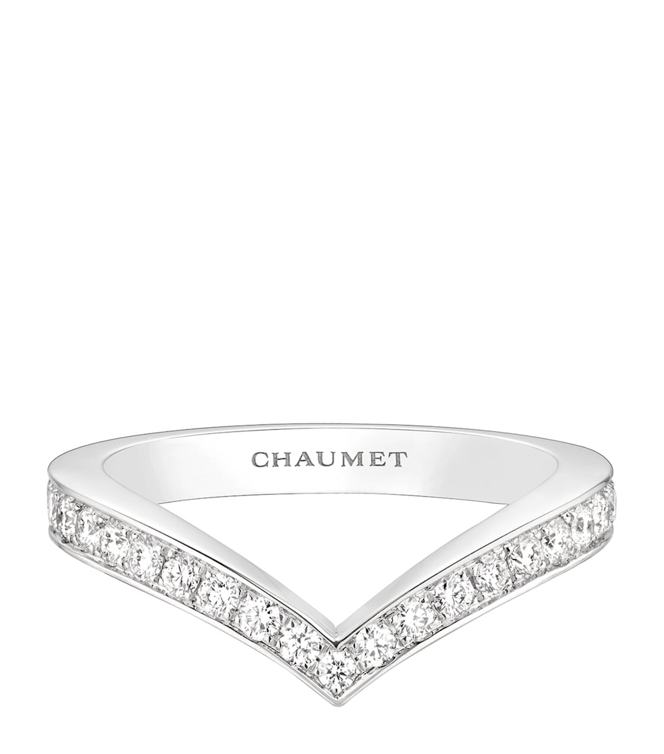 White Gold and Diamond Joséphine Aigrette Ring
