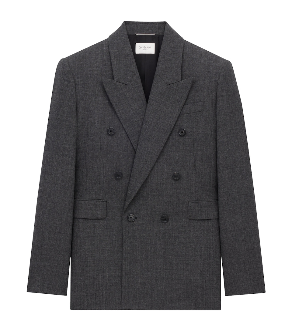 Wool Double-Breasted Jacket