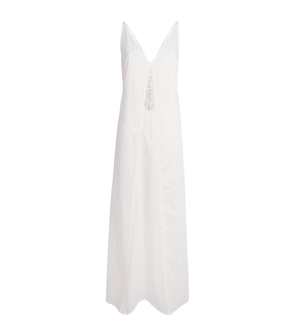 SIR. Womens Cotton Klara Maxi Dress Ivory