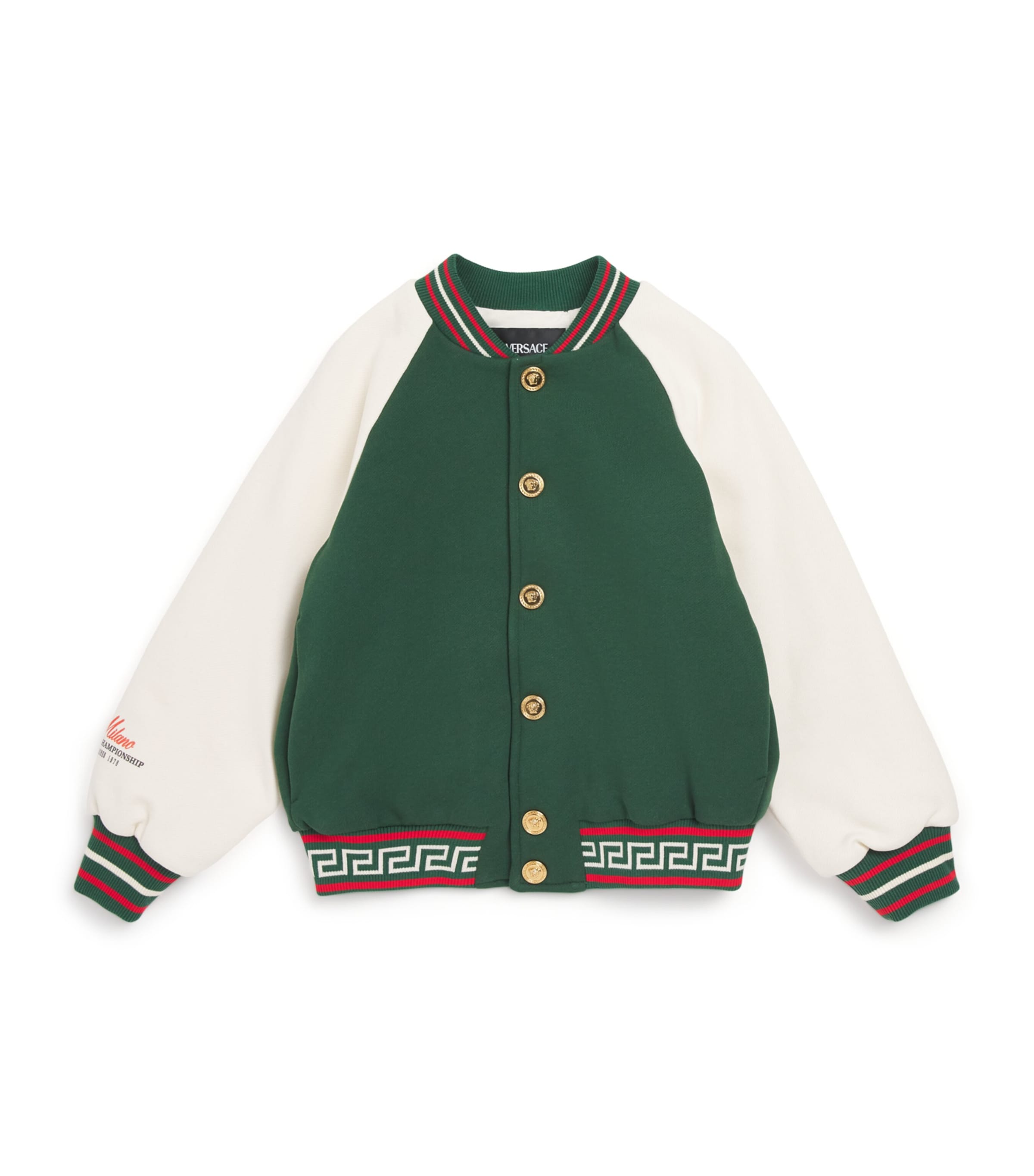 Cotton Contrast Bomber Jacket (6-14 Years)