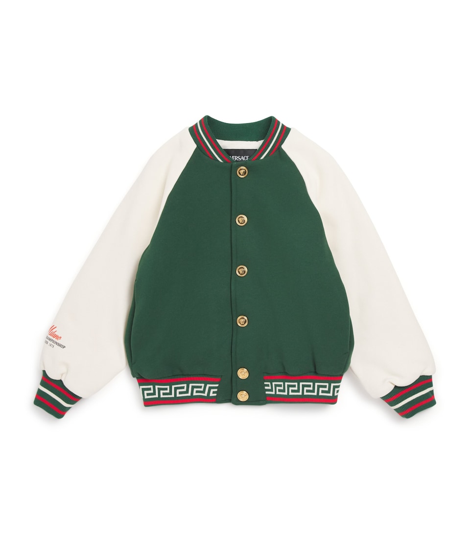 Cotton Contrast Bomber Jacket (6-14 Years)