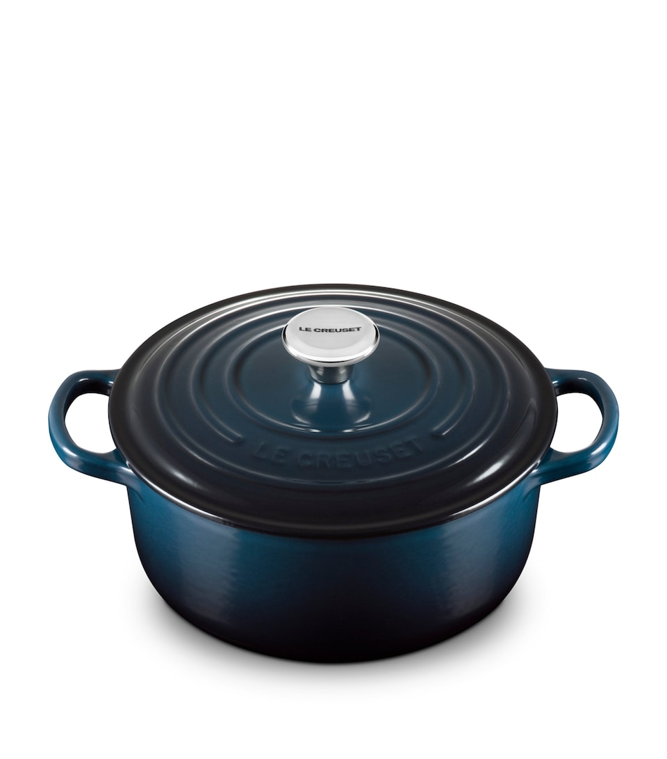 Enamelled Cast Iron Round Casserole Dish (20cm)