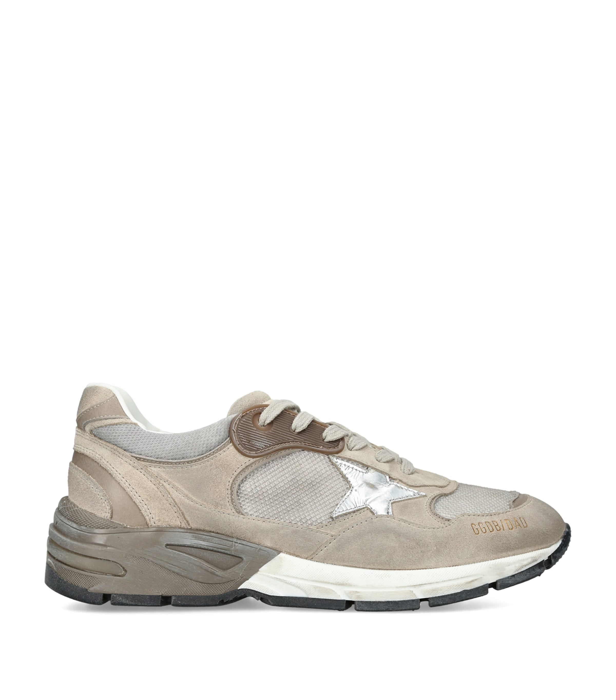 Golden Goose Mens Dad-Star Sneakers Beige Oth