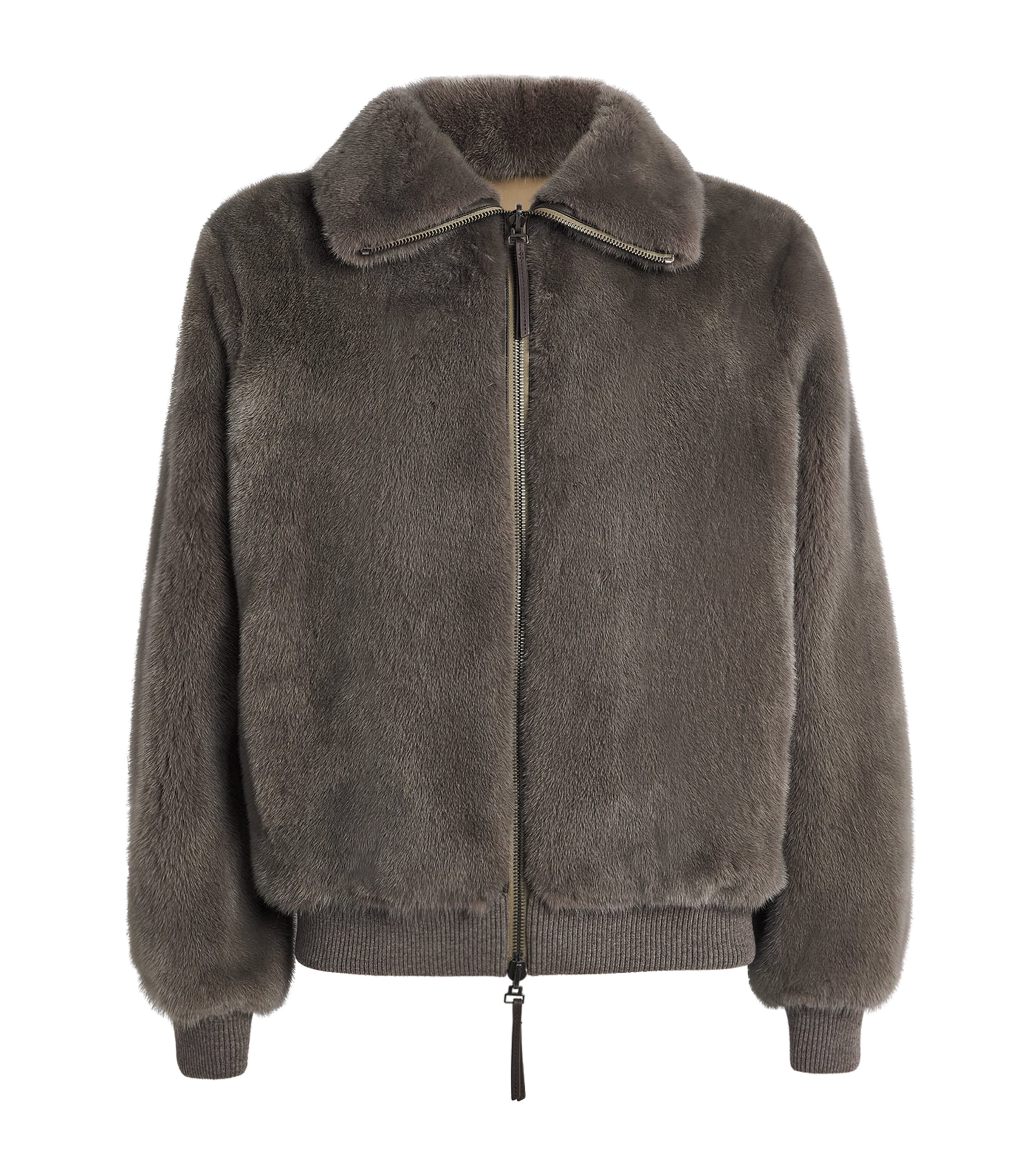 Mink Bomber Jacket