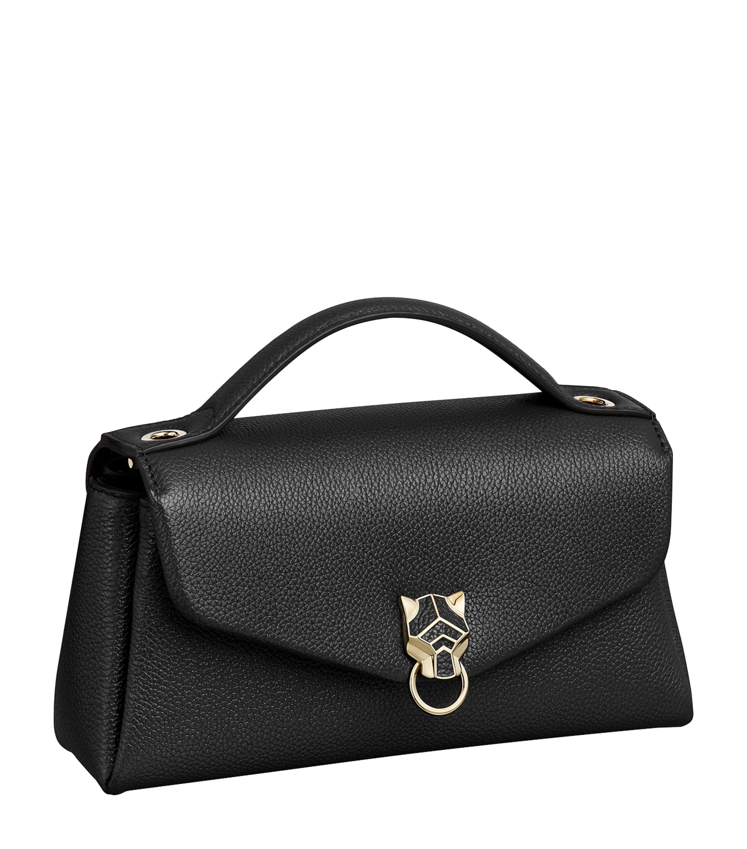 Cartier Nano Panthère Graphique de Cartier Chain Bag Black