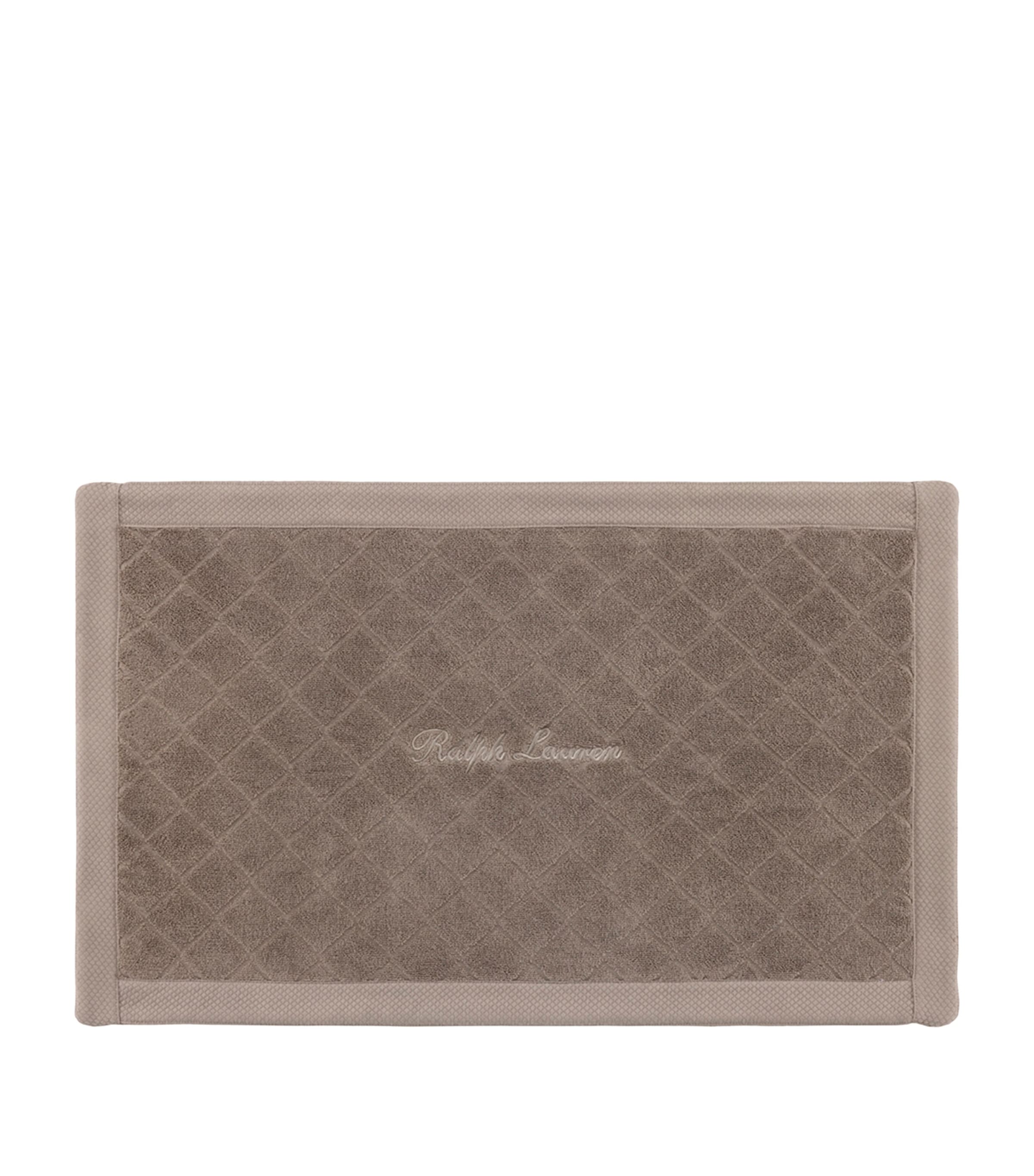 Ralph Lauren Home Dulaney Bath Mat (50cm x 80cm) Fog