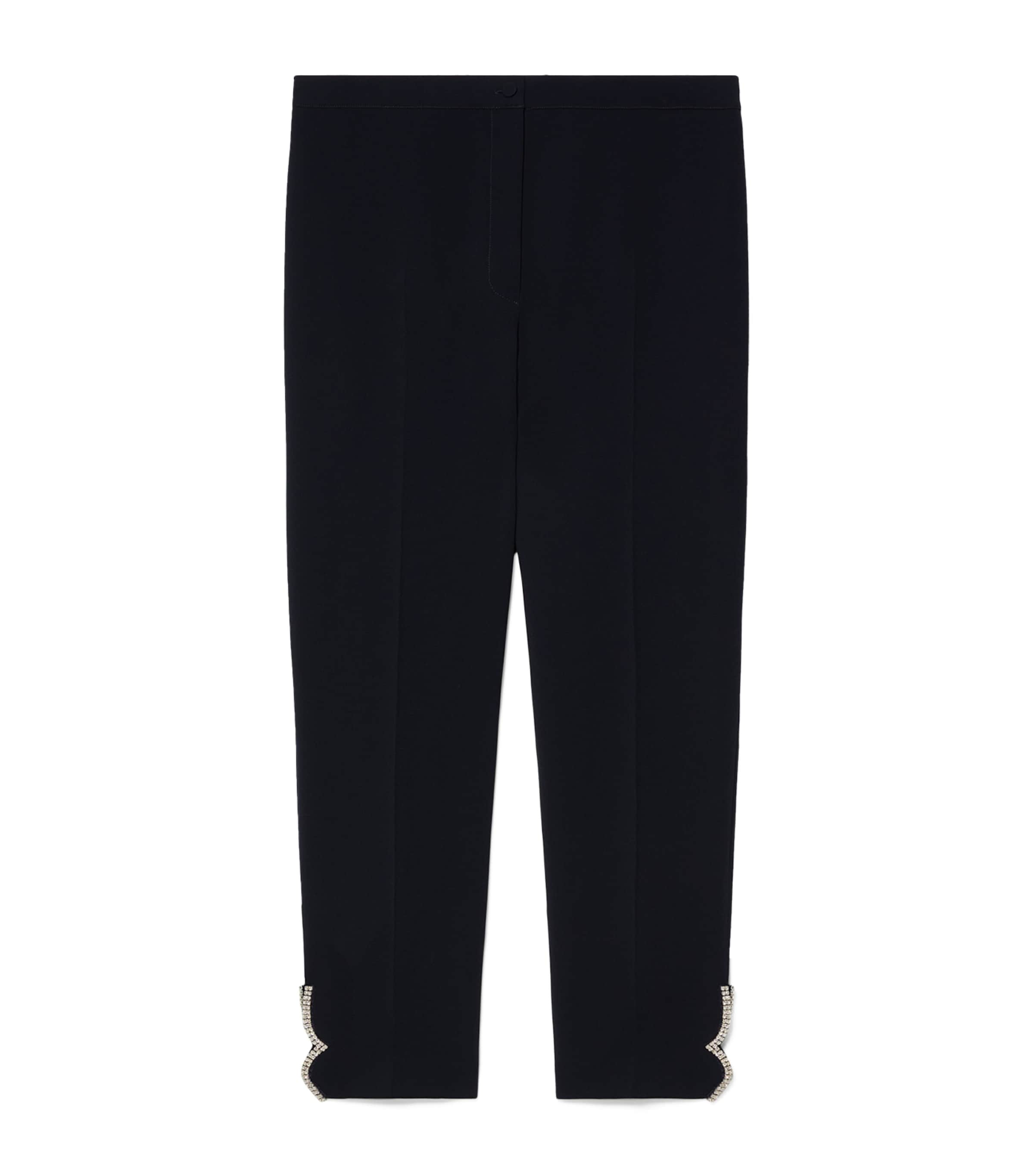 Marina Rinaldi Womens Embellished Trousers Midnightblue