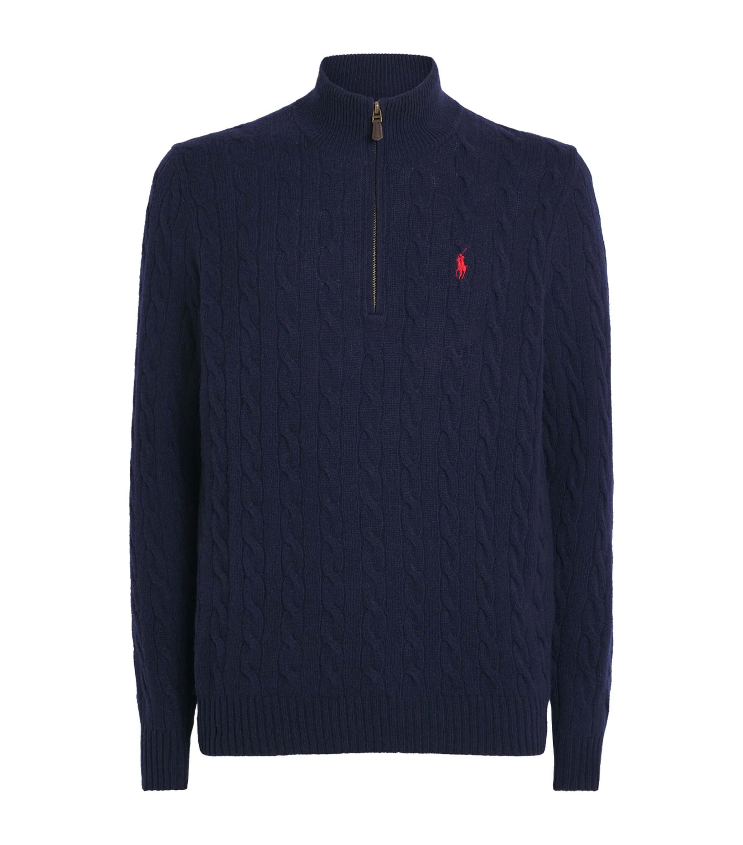 Polo Ralph Lauren Mens Cotton Cable-Knit Sweater Hunter Navy