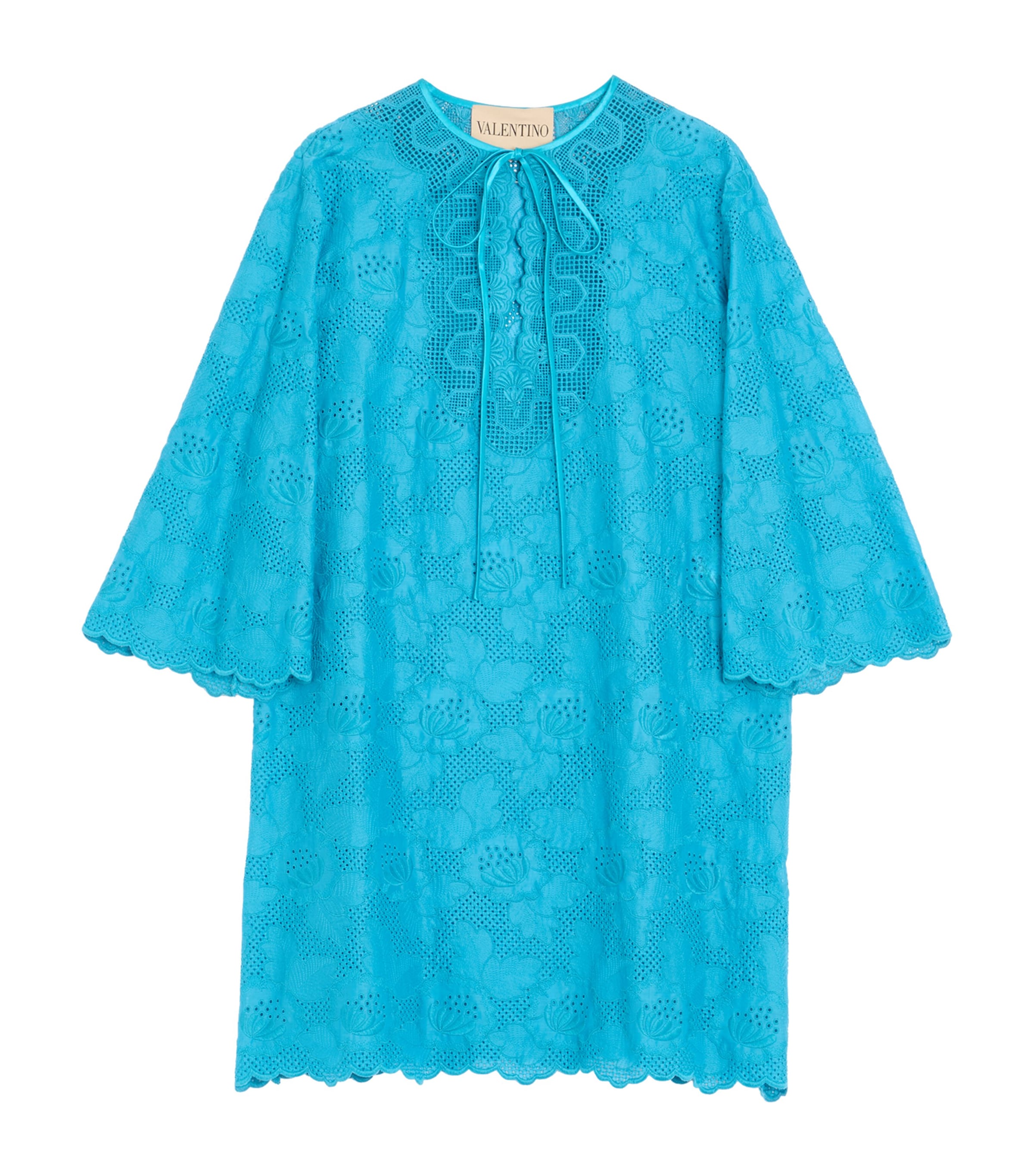 Cotton Lace Mini Dress