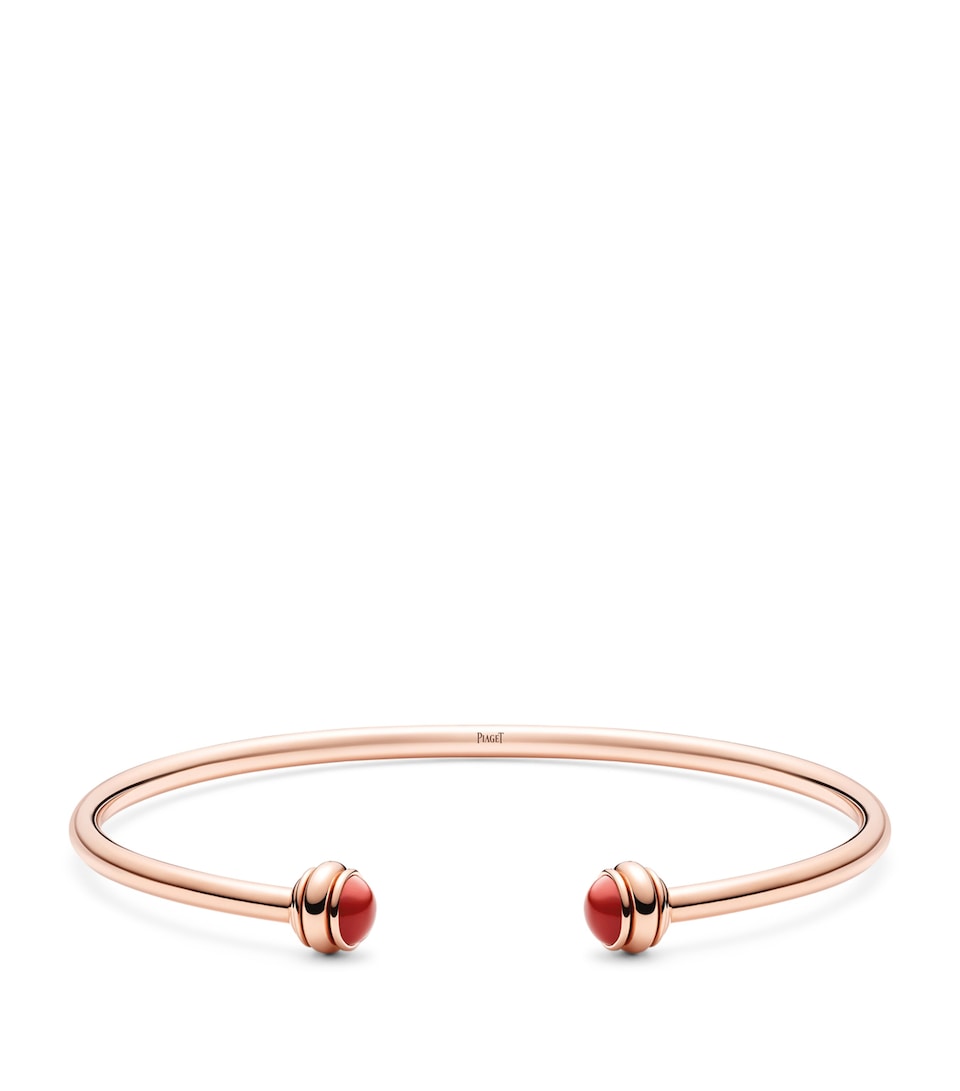 Rose Gold and Carnelian Possession Bangle