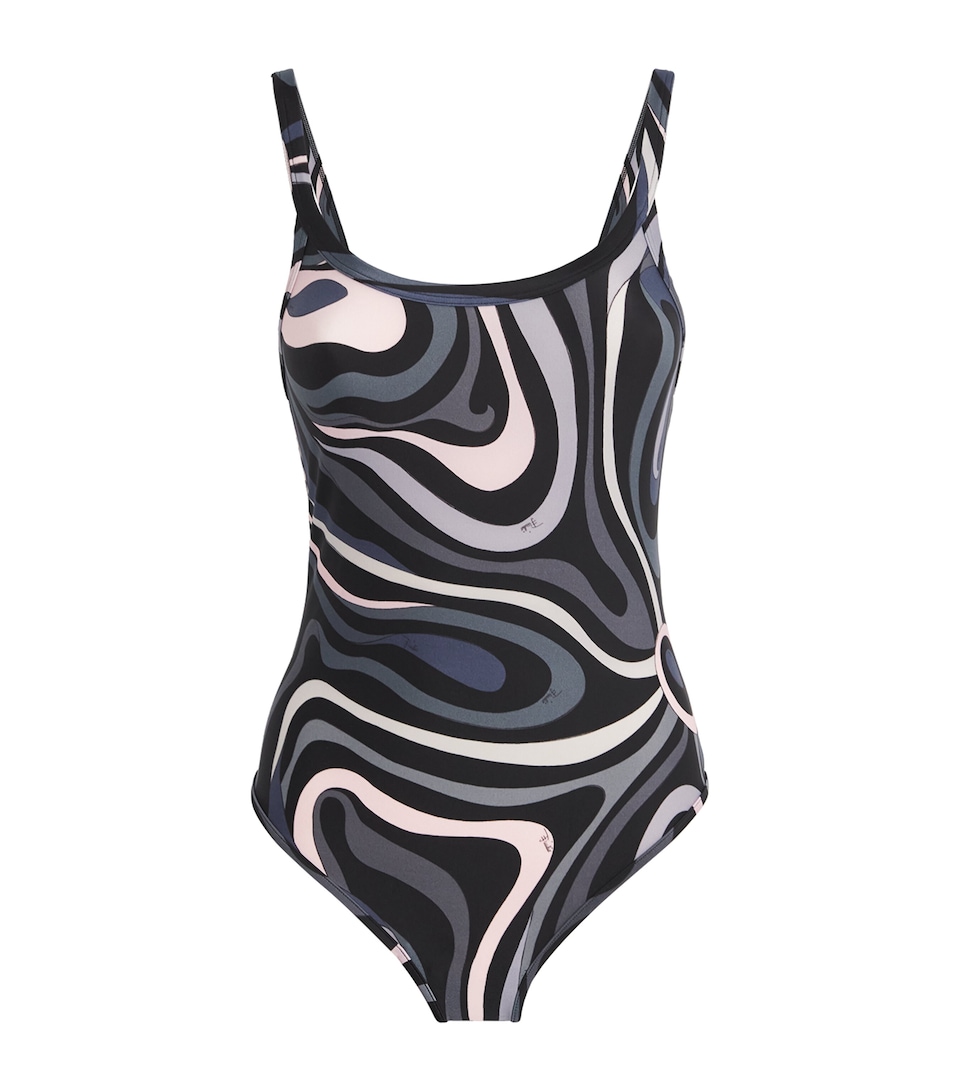 Marmo Print Swimsuit