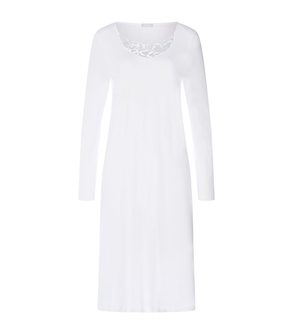 Cotton Lace-Trim Belen Nightdress