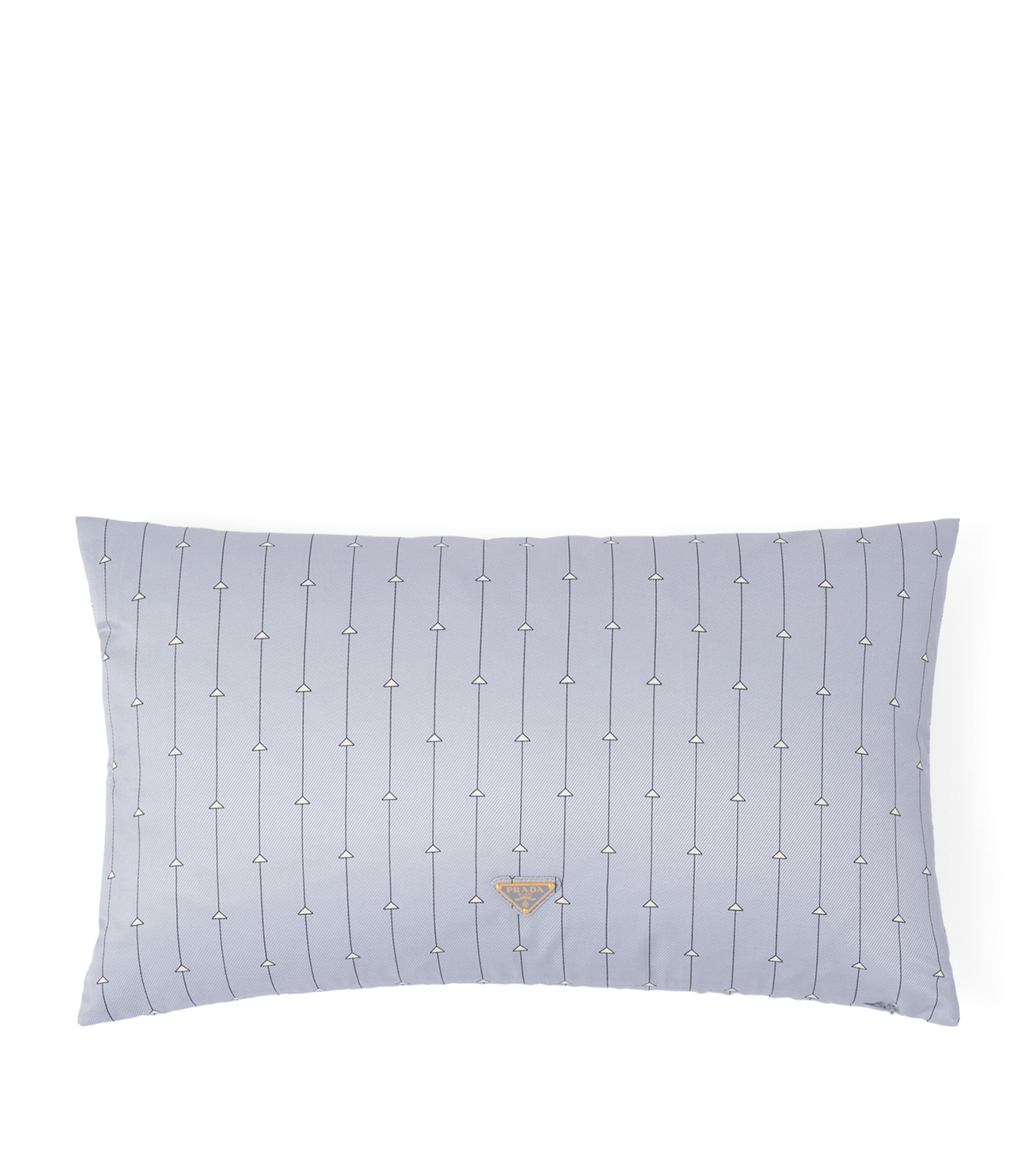 Prada Twill Triangle Stripe Pillow (50cm x 30cm)