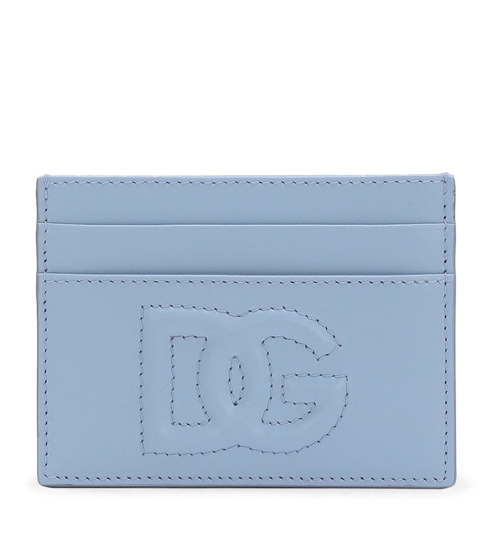 Calfskin DG Logo Card Holder