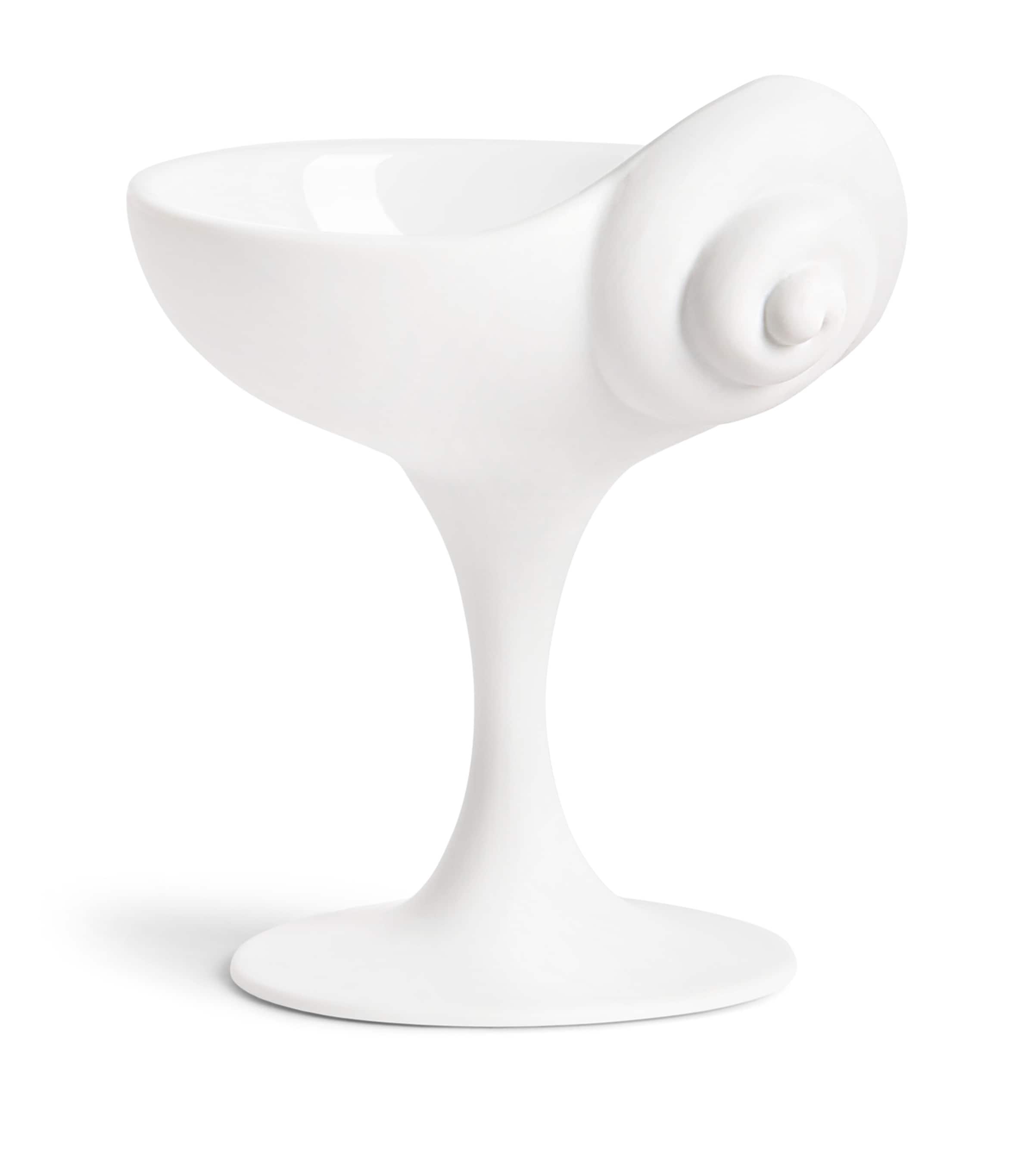L'Objet x Jessica McCormack Porcelain Corde Scoop Bowl (120ml) White