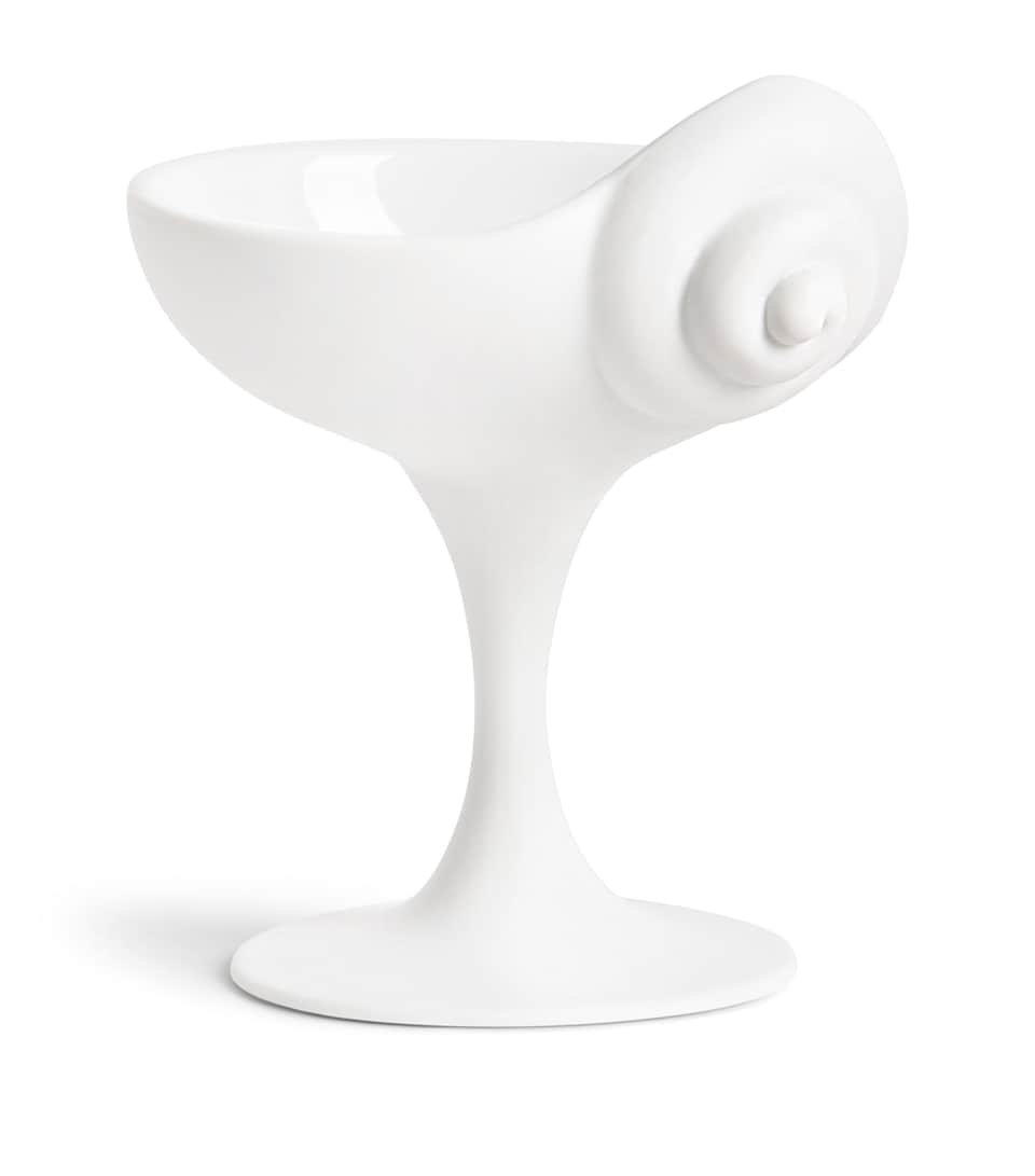 L'Objet x Jessica McCormack Porcelain Corde Scoop Bowl (120ml) White