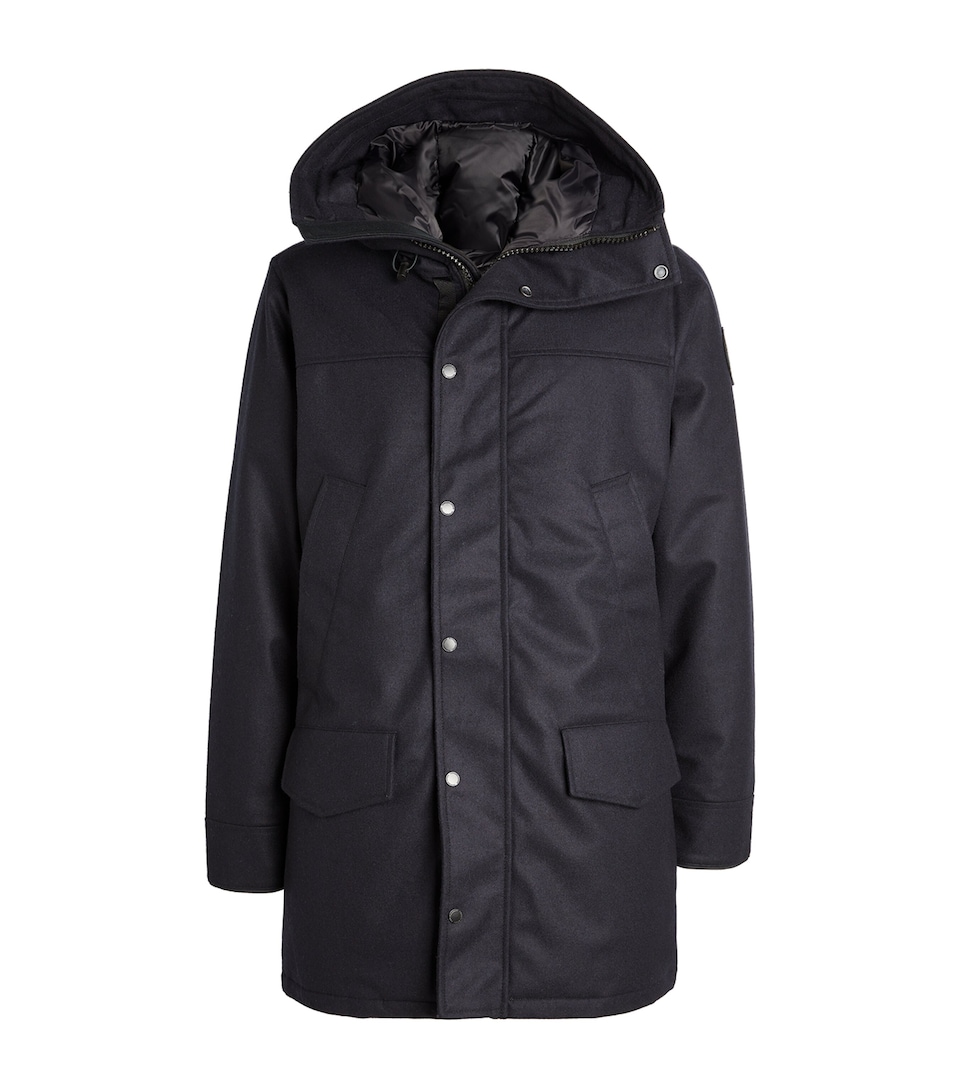 Canada Goose Mens Wool Langford Parka Jacket