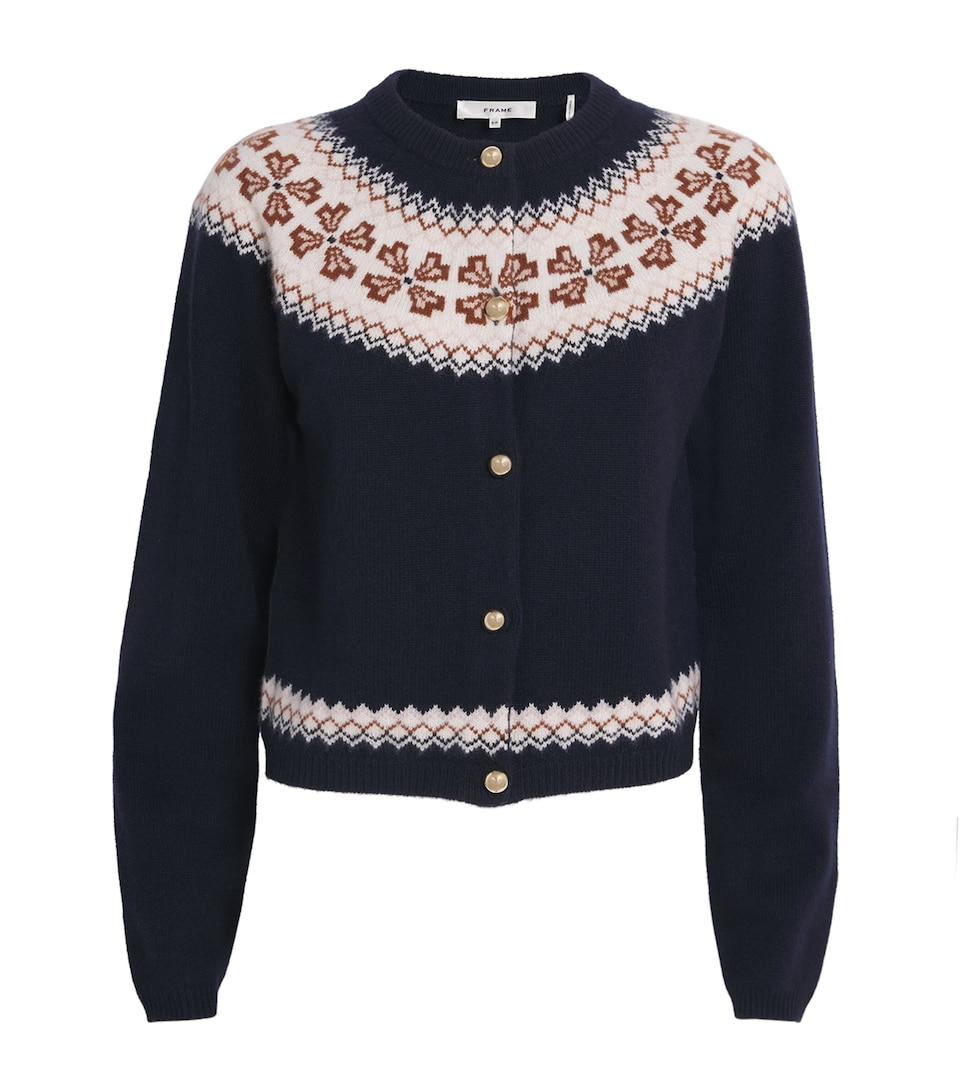 Cashmere Fair Isle Cardigan