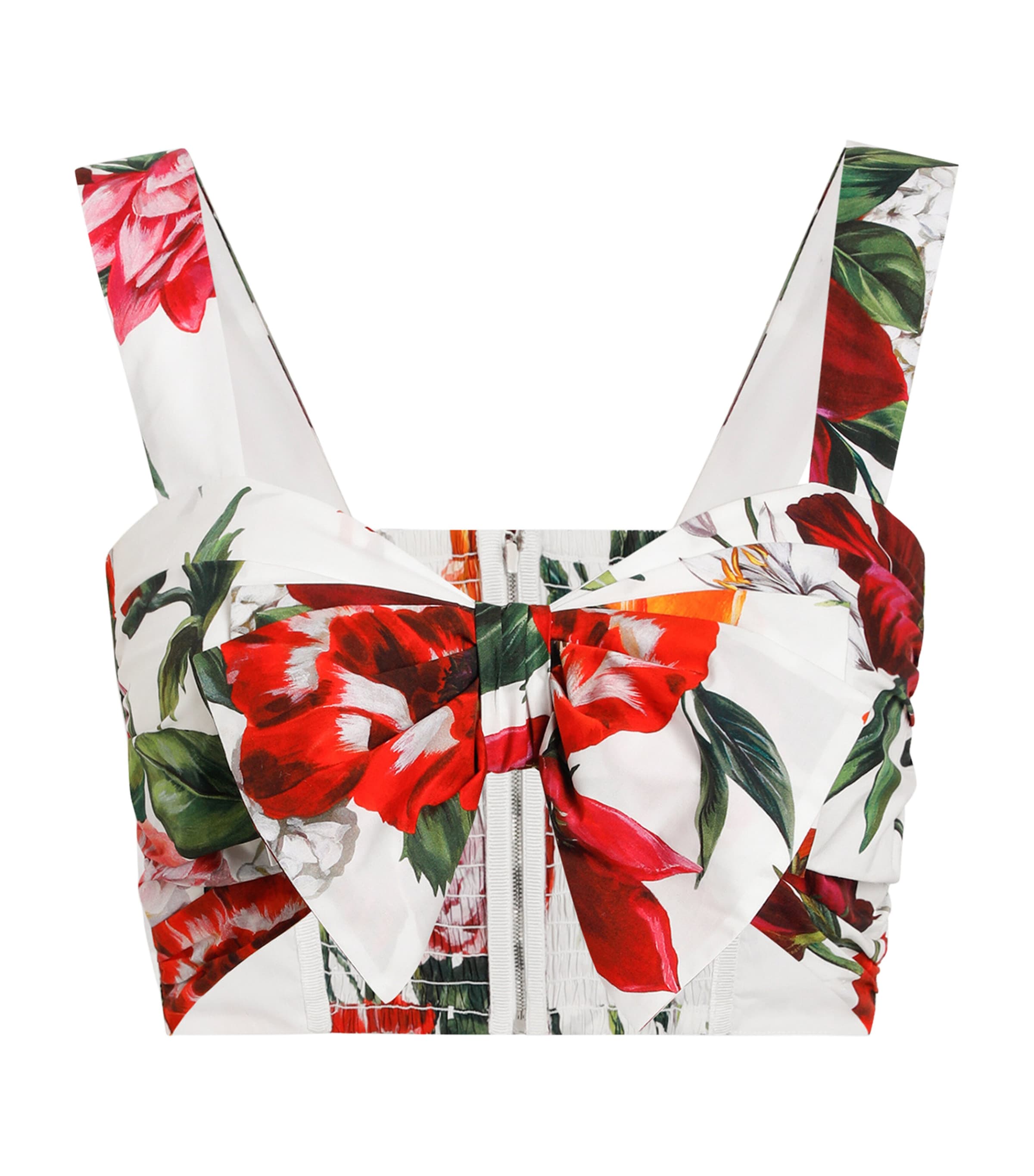 Cotton Floral Crop Top
