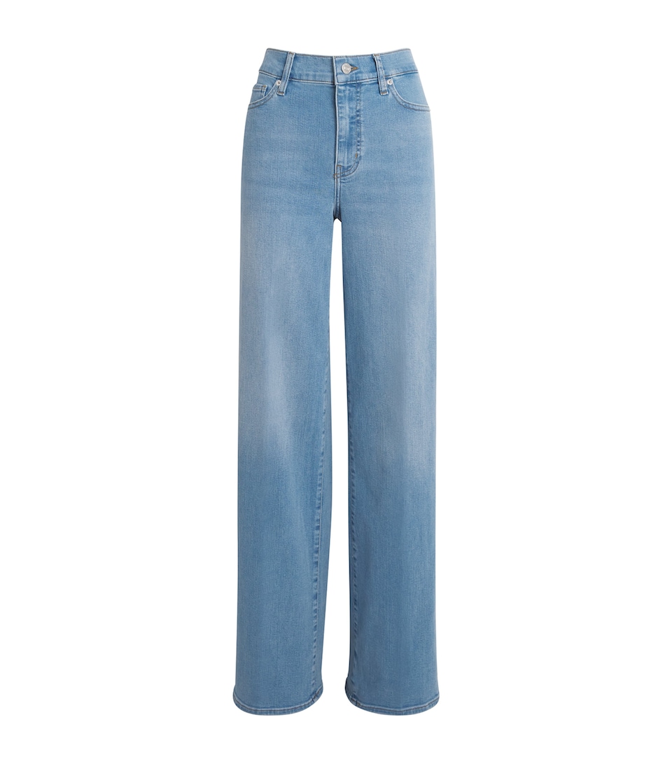 Le Slim Palazzo Long Wide-Leg Jeans
