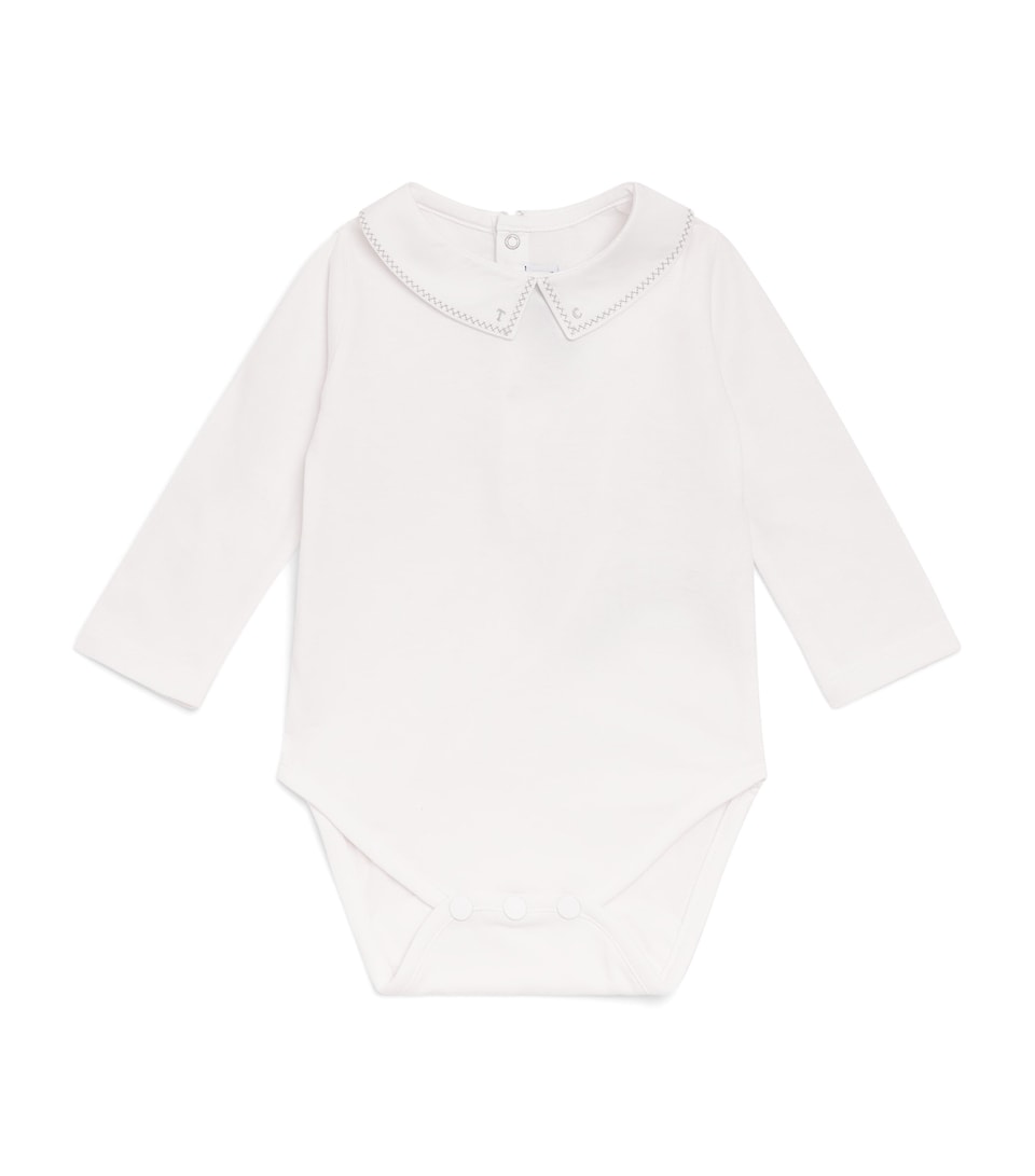 Tartine et Chocolat Embroidered All-In-One (1-36 Months) Blanc