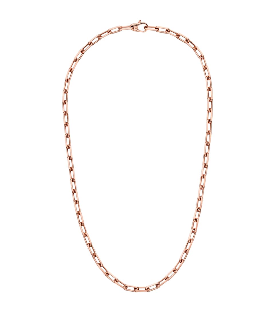 Small Rose Gold Santos de Cartier Chain Necklace