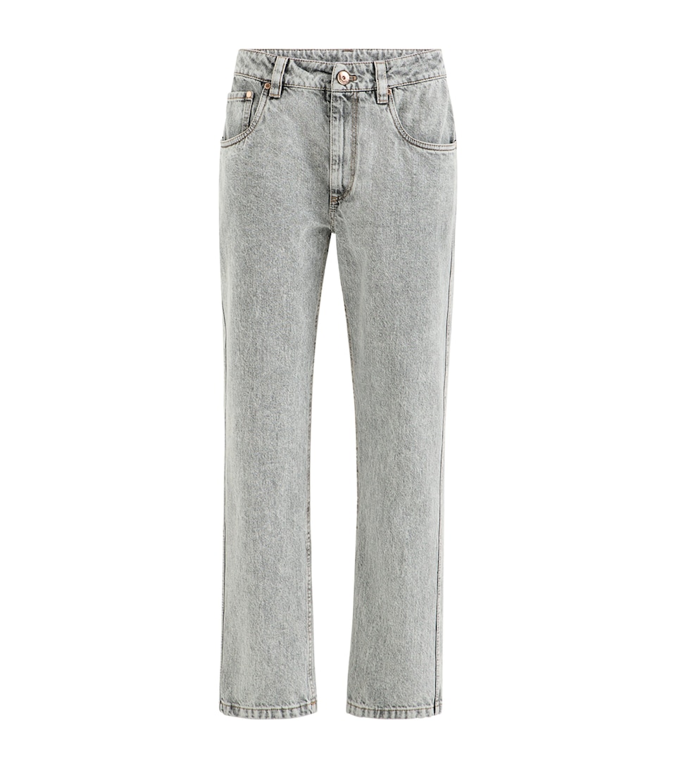 Brunello Cucinelli Womens Authentic Straight Jeans