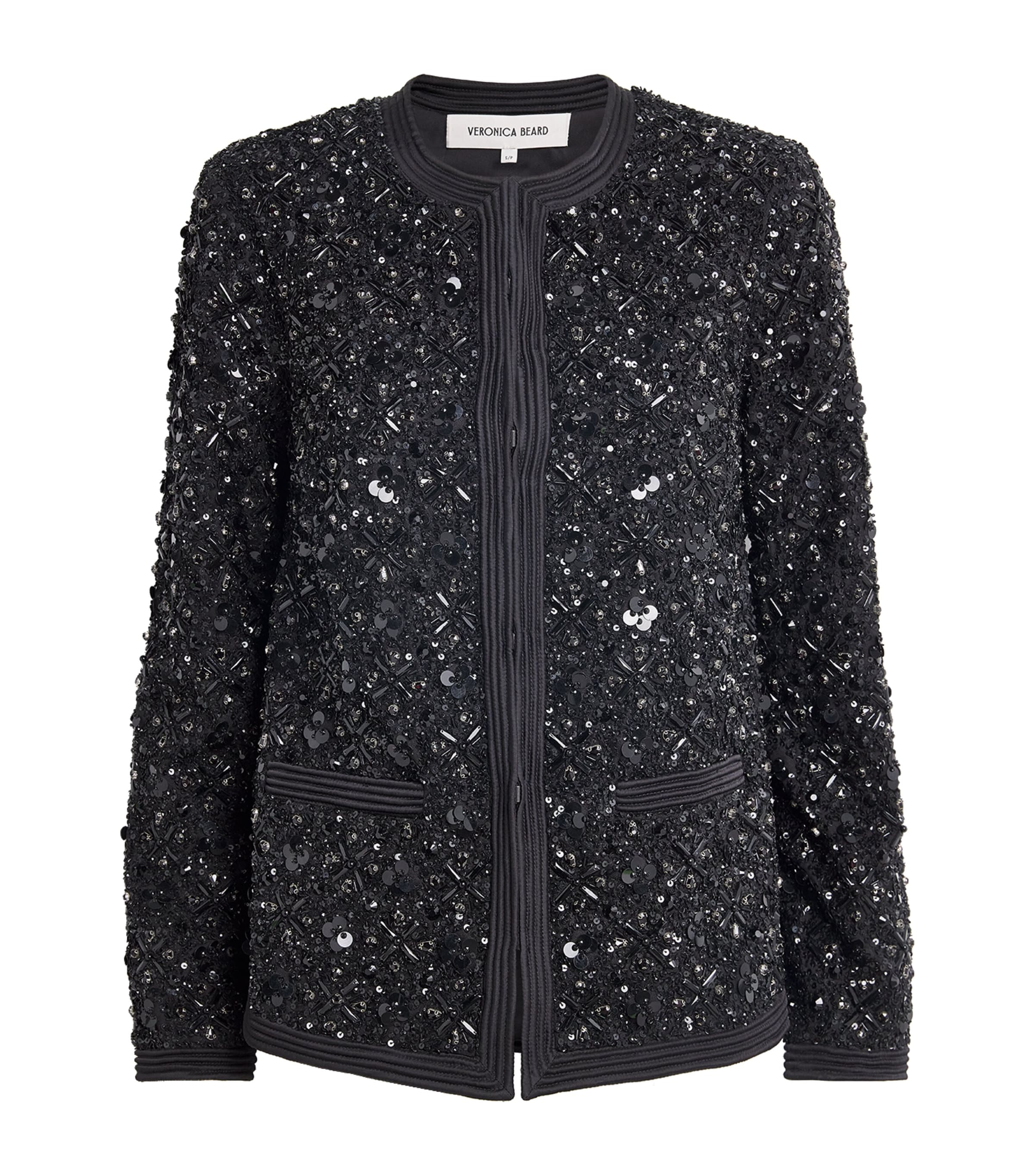 Crepe Embellished Rosine Jacket