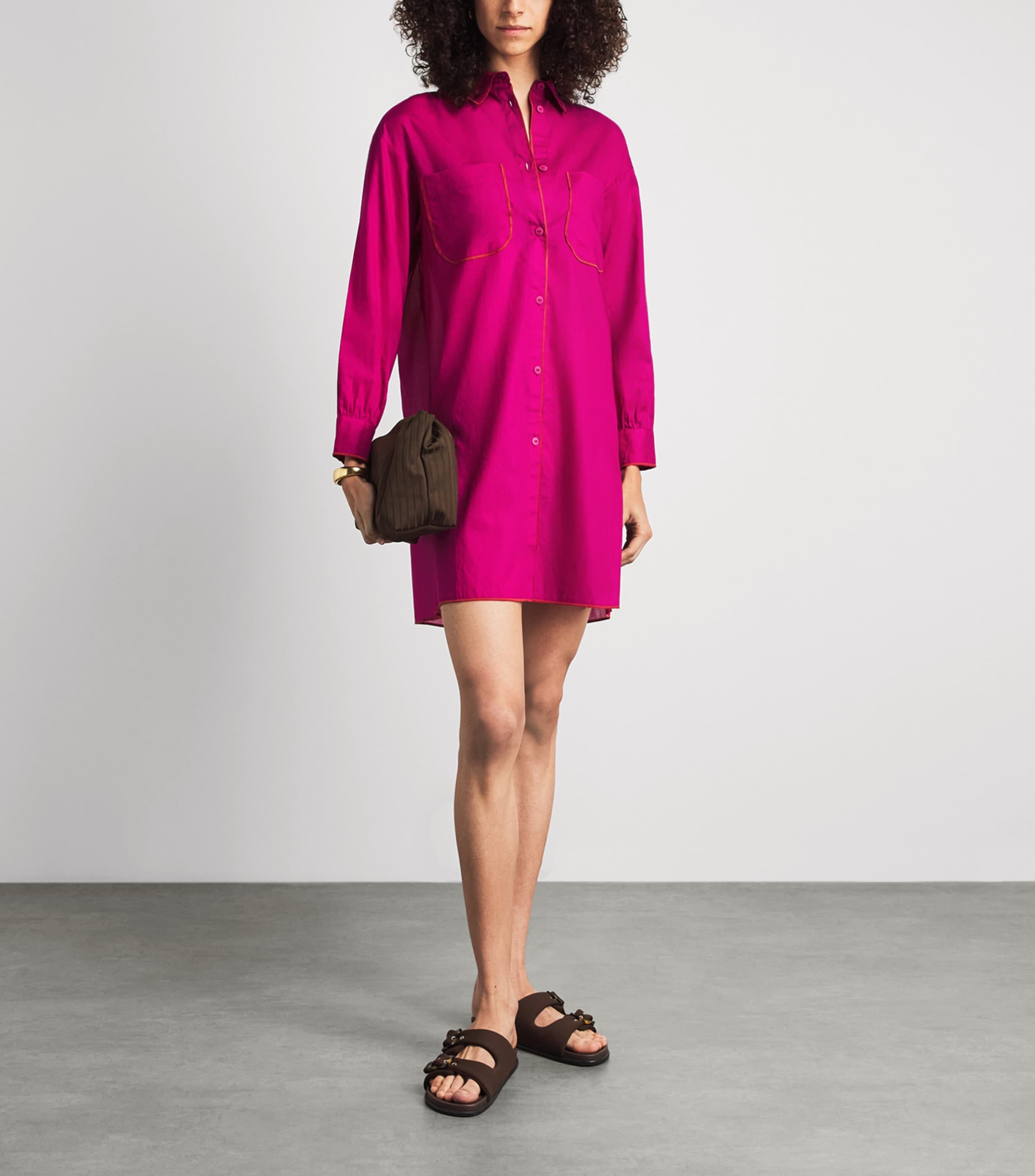 Eres Womens Cotton Phare Shirt Bonbon