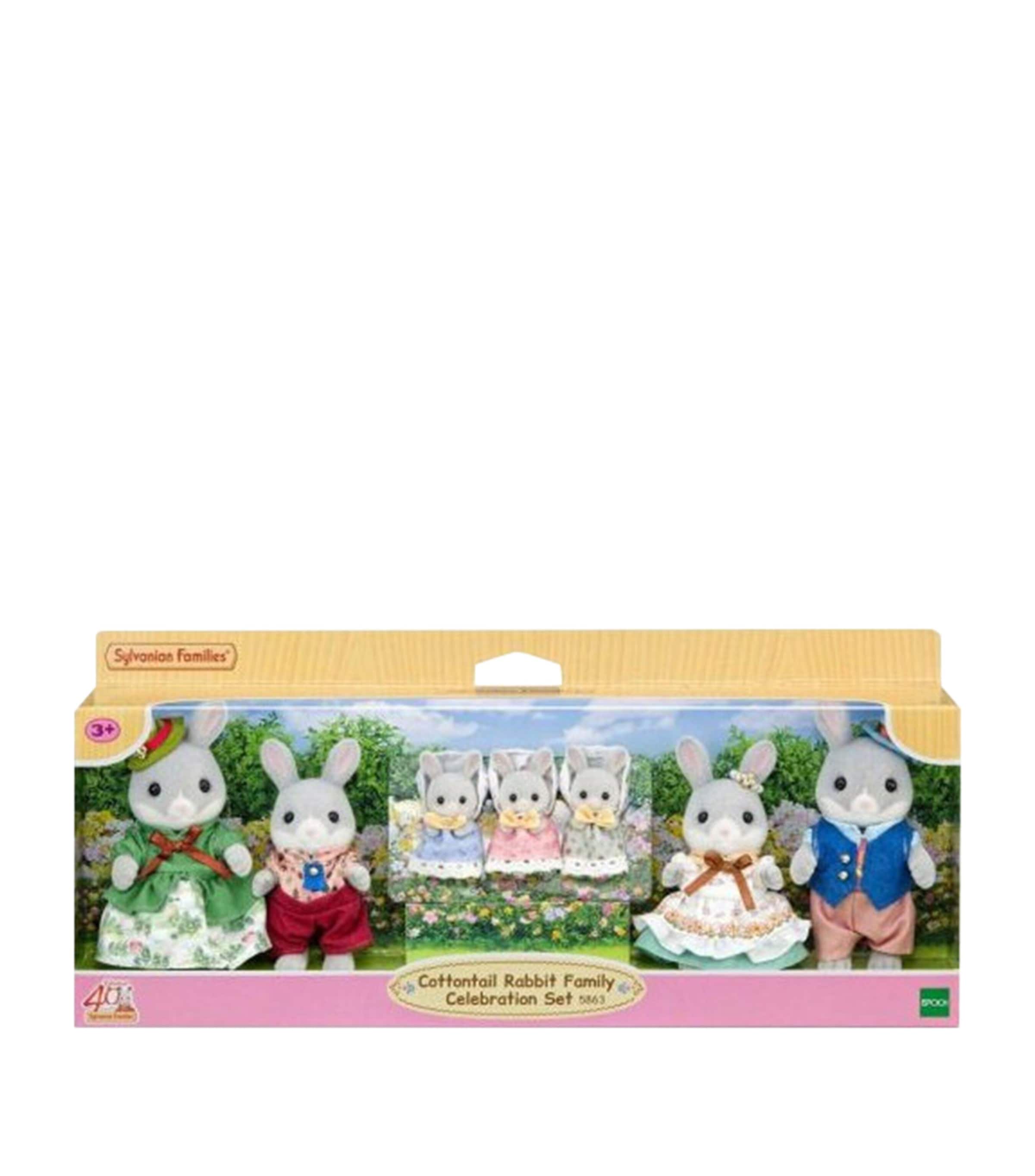 Sylvanian Families Cottontail Rabbit Family Celebration Set 5863