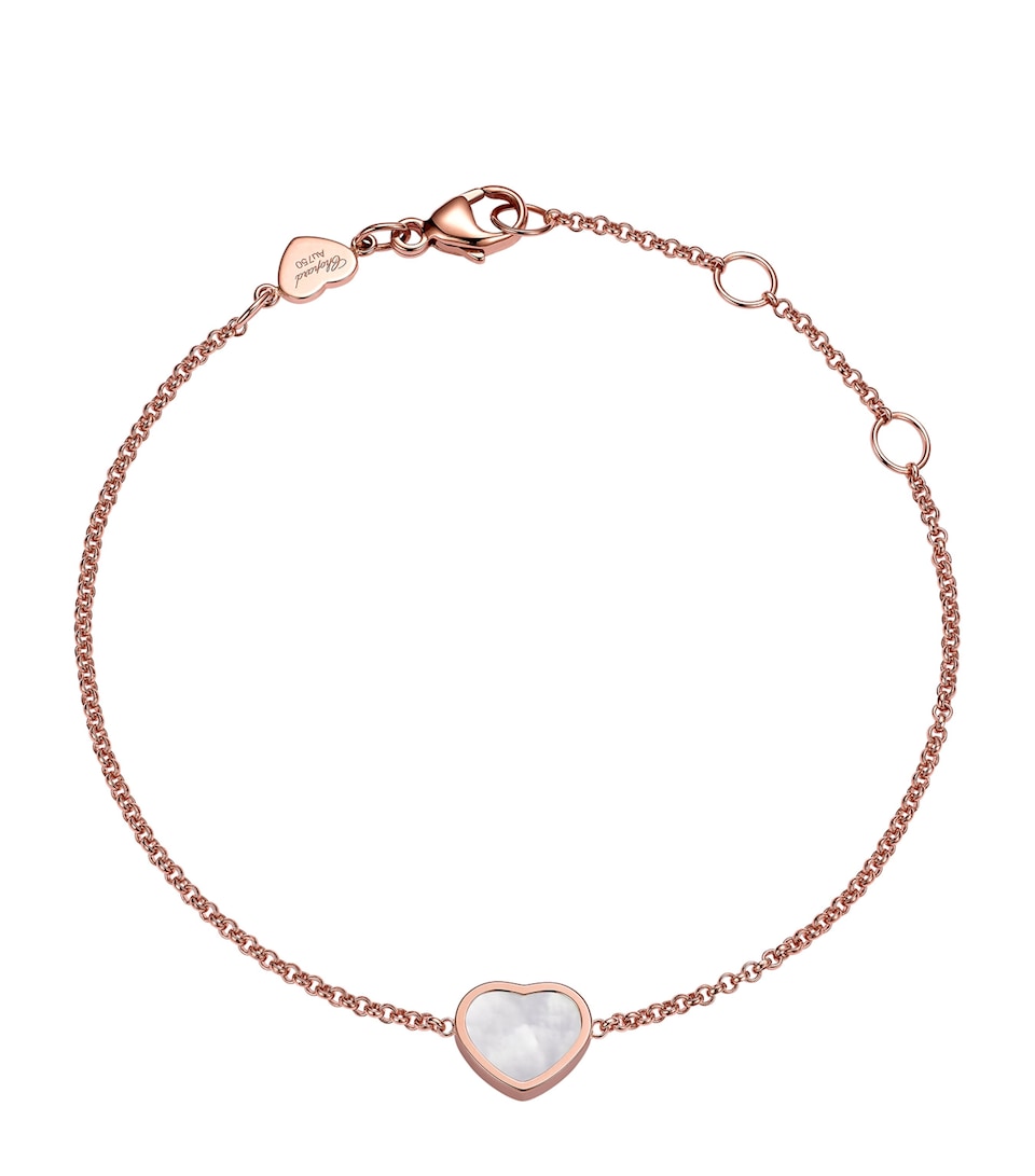 Rose Gold and Mother-of-Pearl My Happy Hearts Bracelet